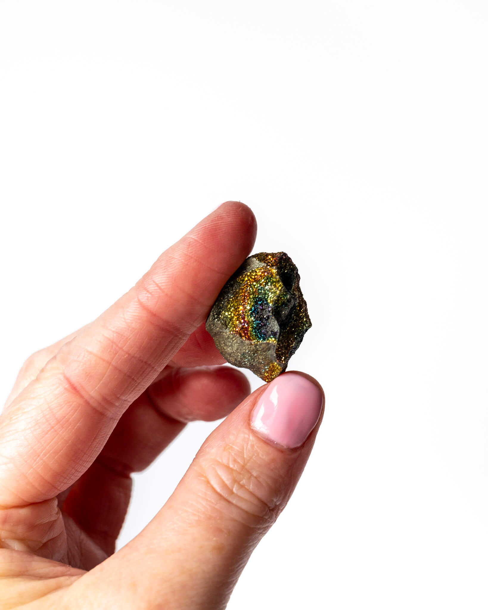 Rainbow Pyrite Healing Crystal