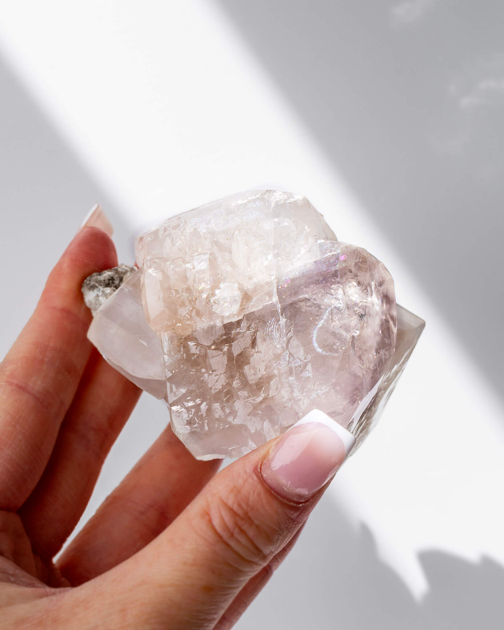 Lilac Balmat Calcite Healing Crystal
