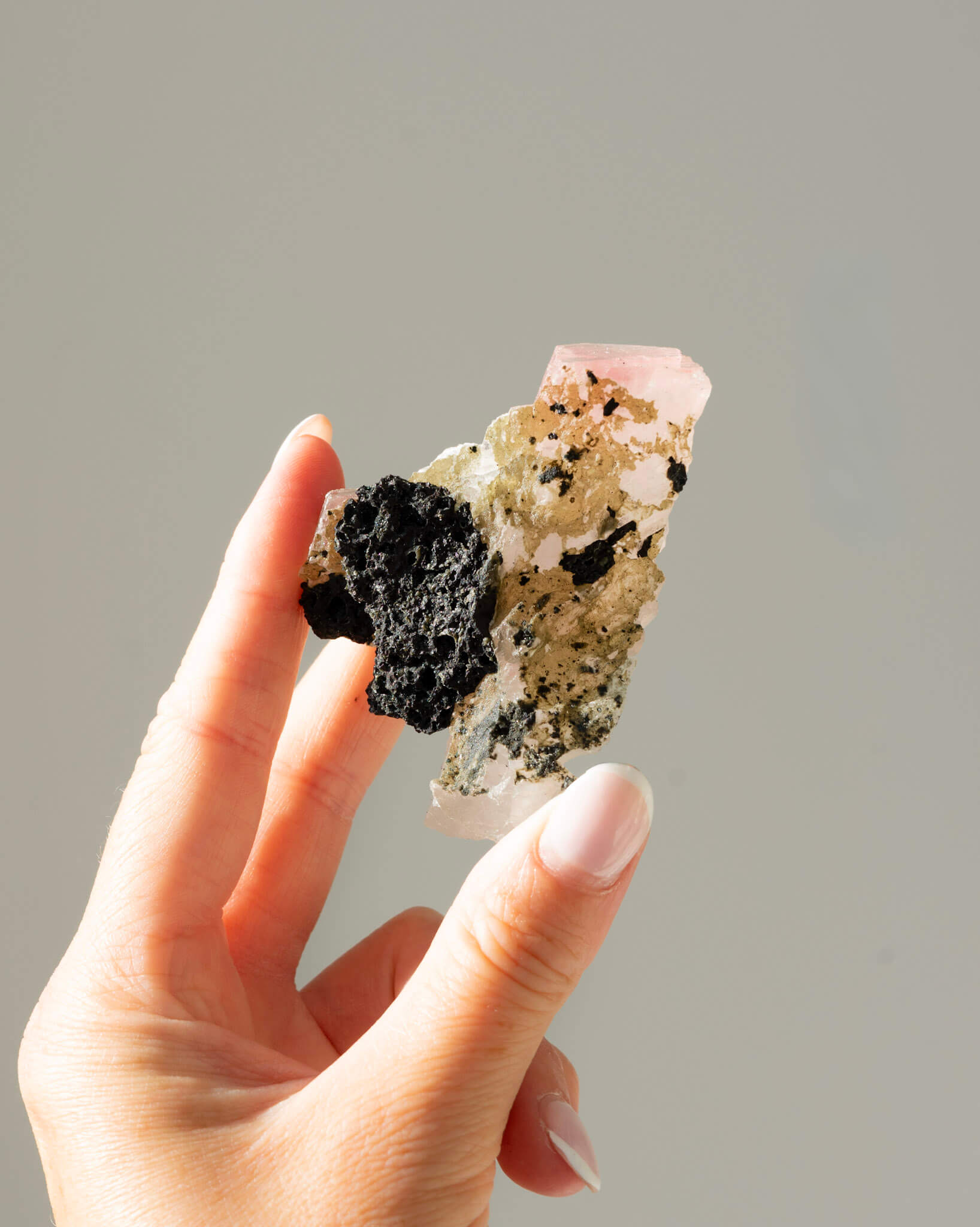 Moldy Rasberry Calcite - 37
