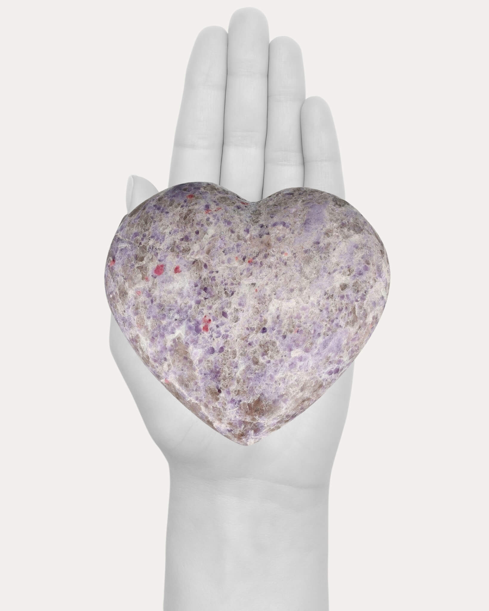 Lepidolite Heart - 53