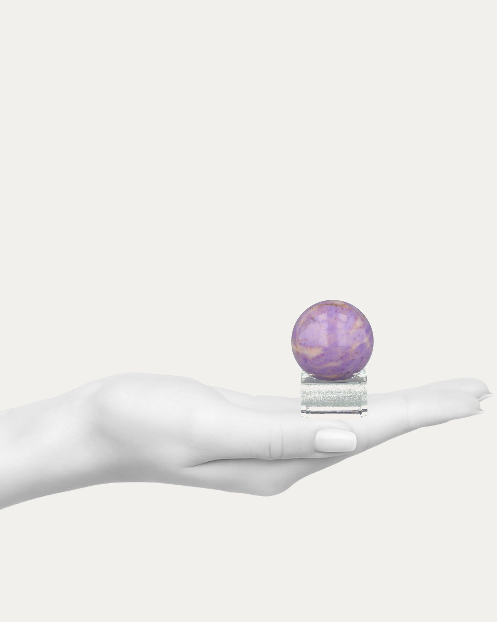 Purple Jade Sphere