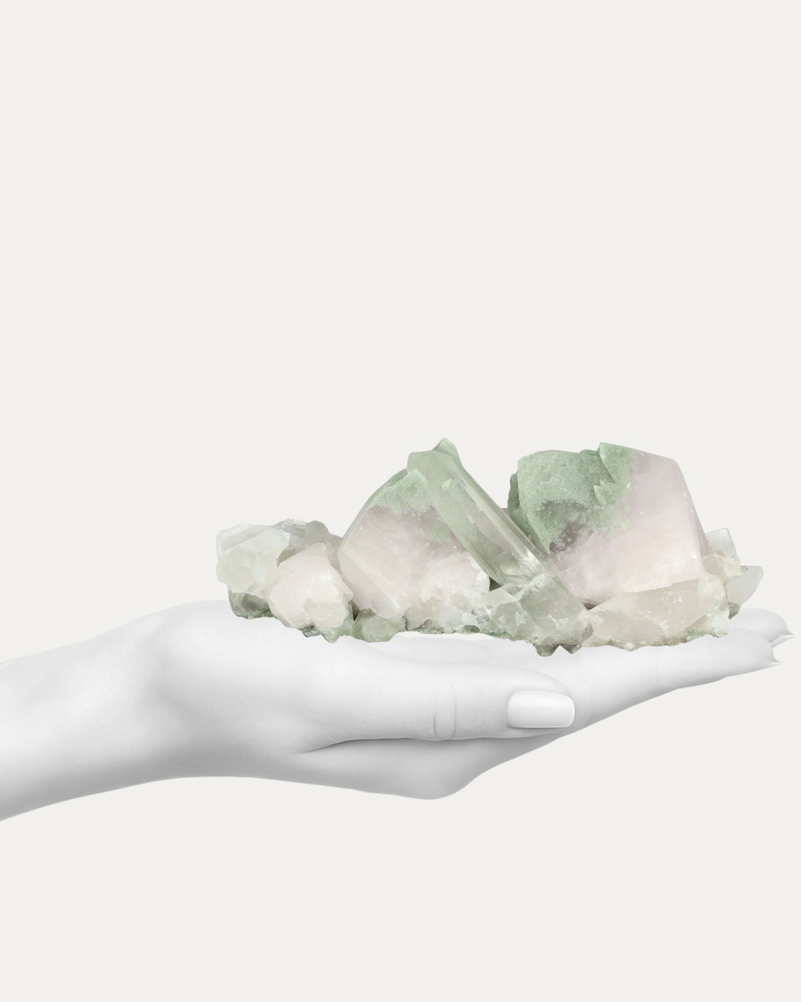 Lilac Calcite with Quartz - 163