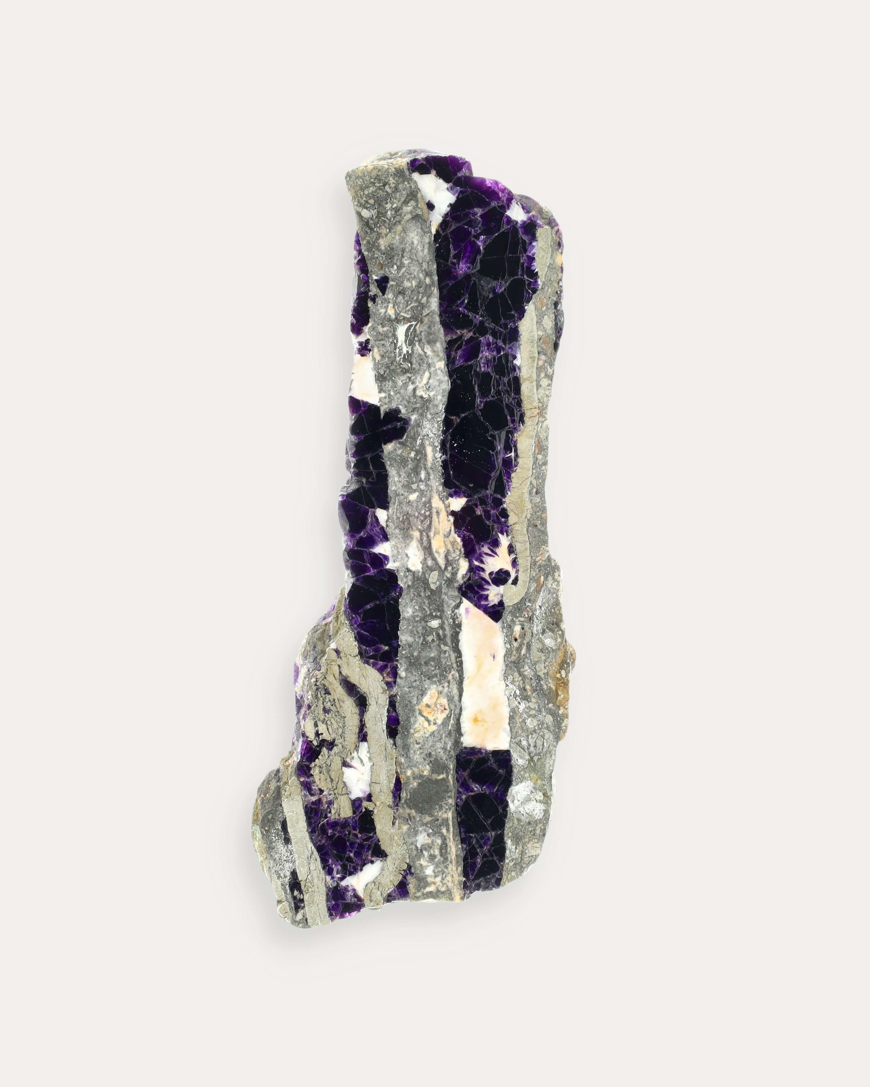 Fluorite With Pyrtie Slab - 72