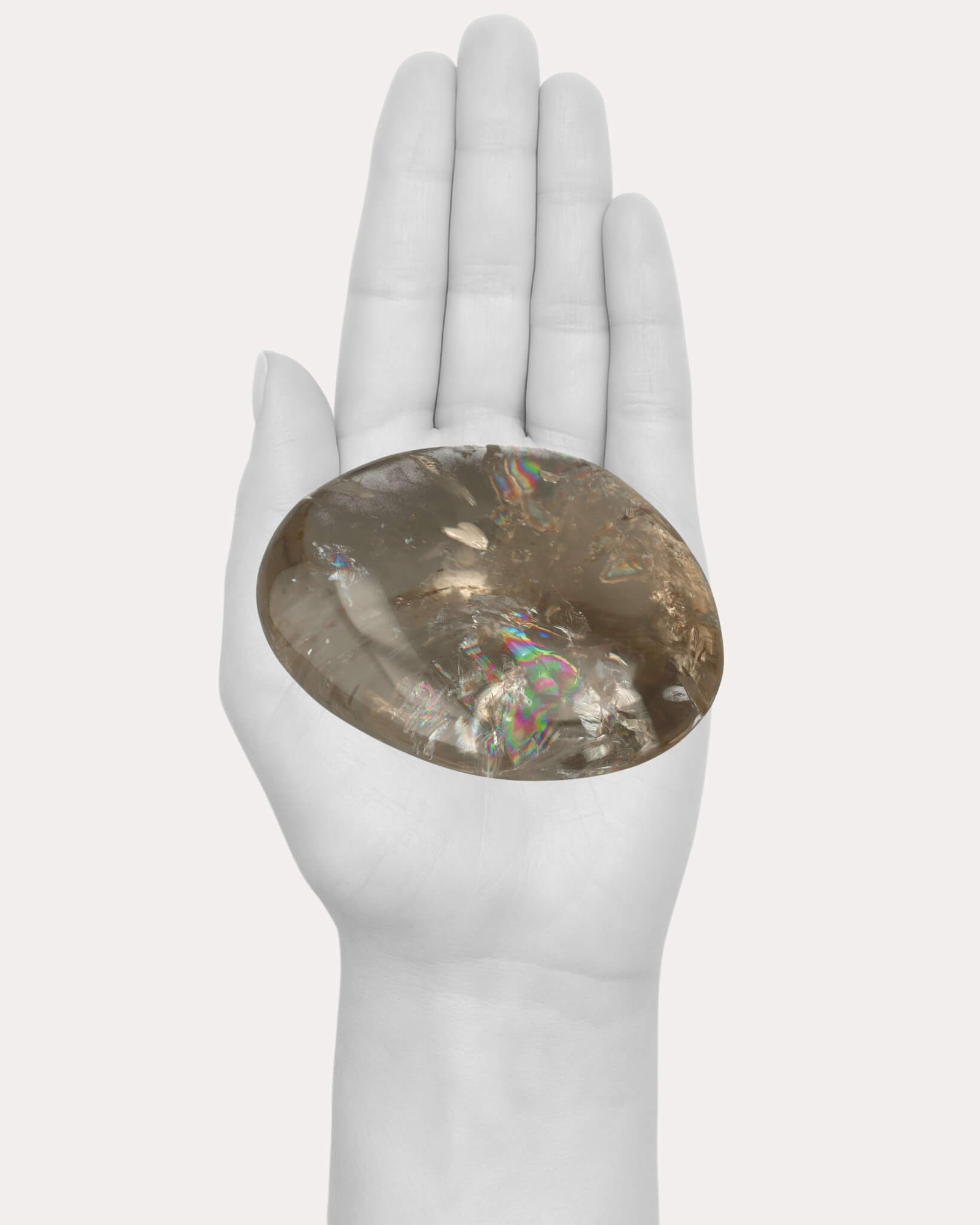 Citrine Palm Stone - 100