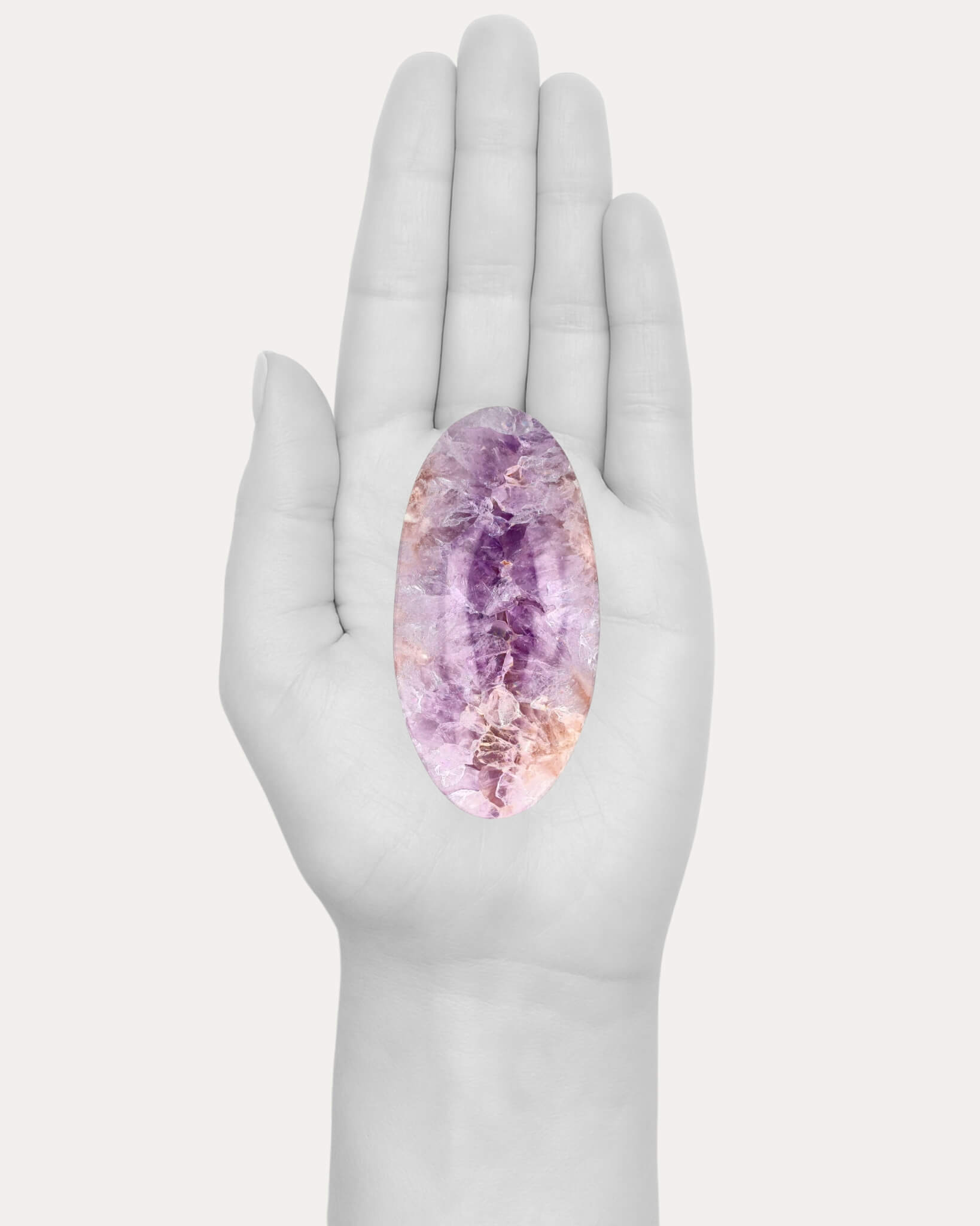 Amethyst Flower Agate Palm - 25B