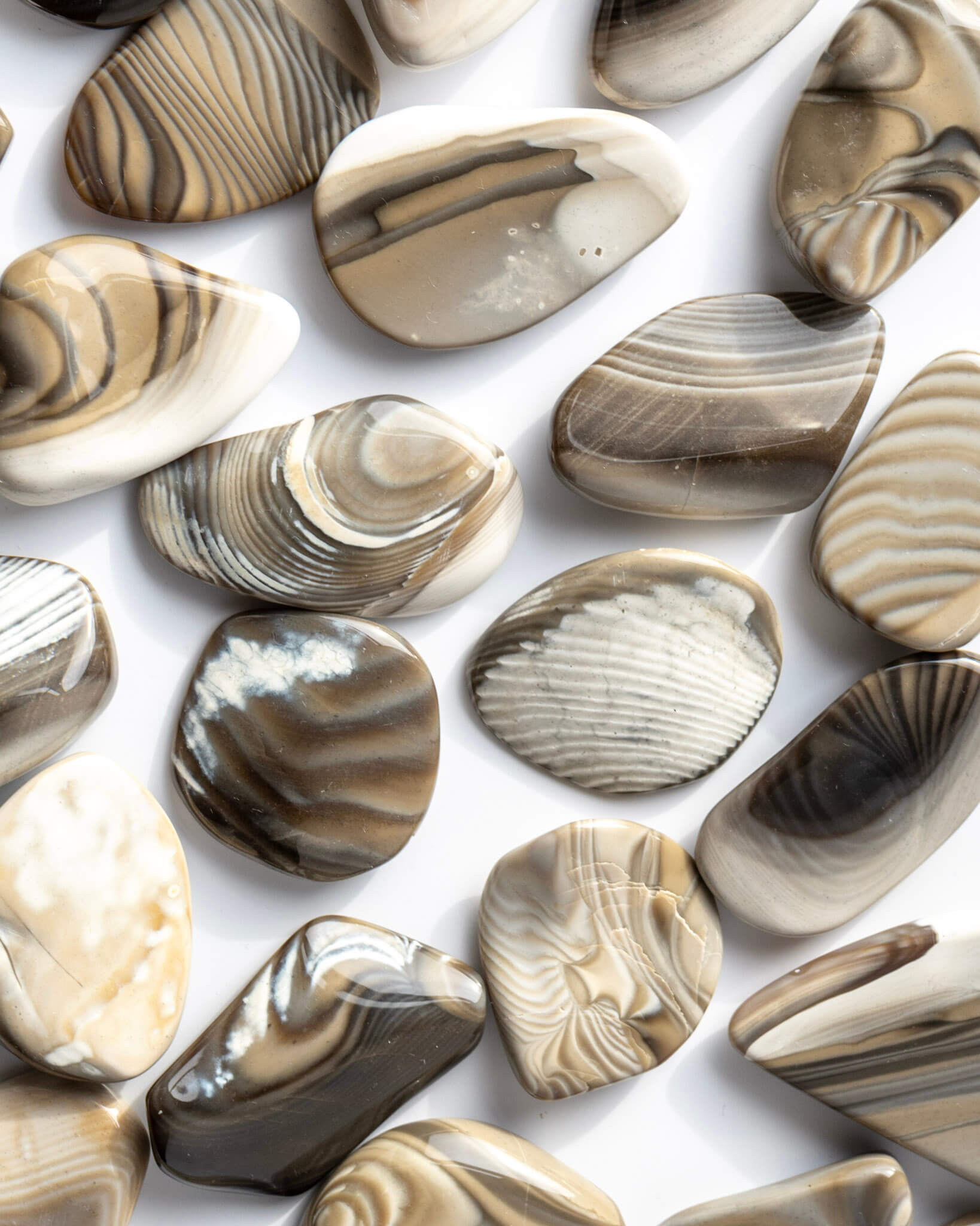 Flint Palm Stone Healing Crystal