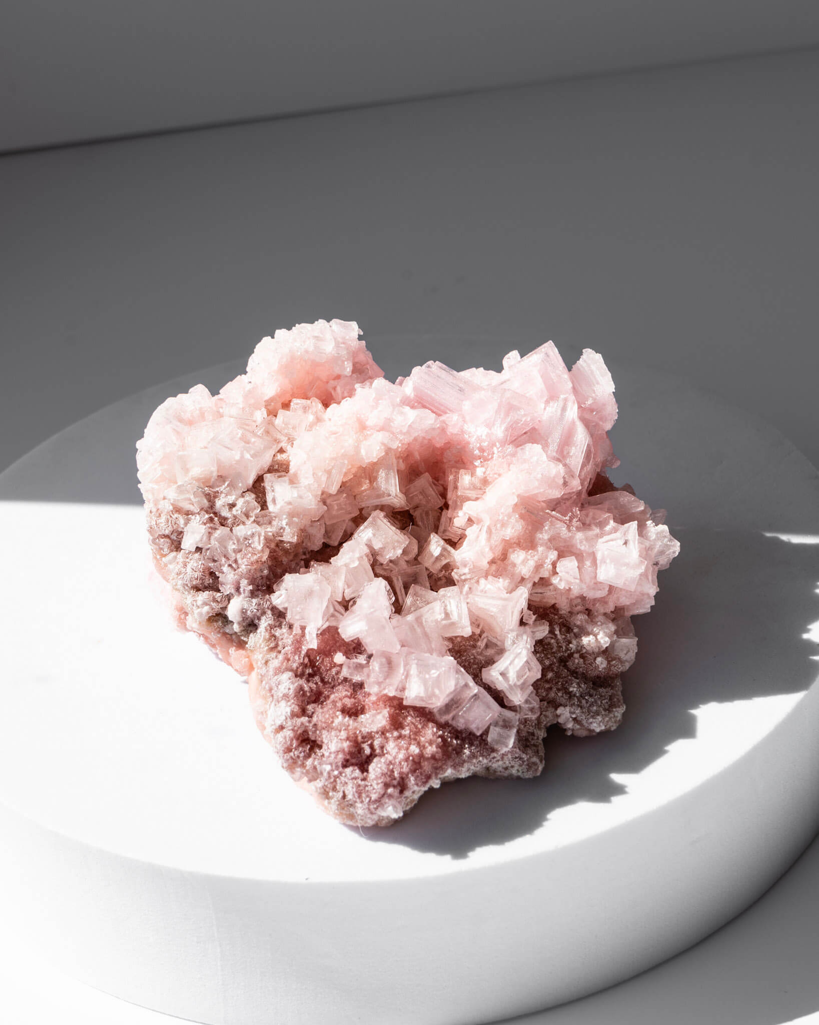 Pink Halite Cluster - 78