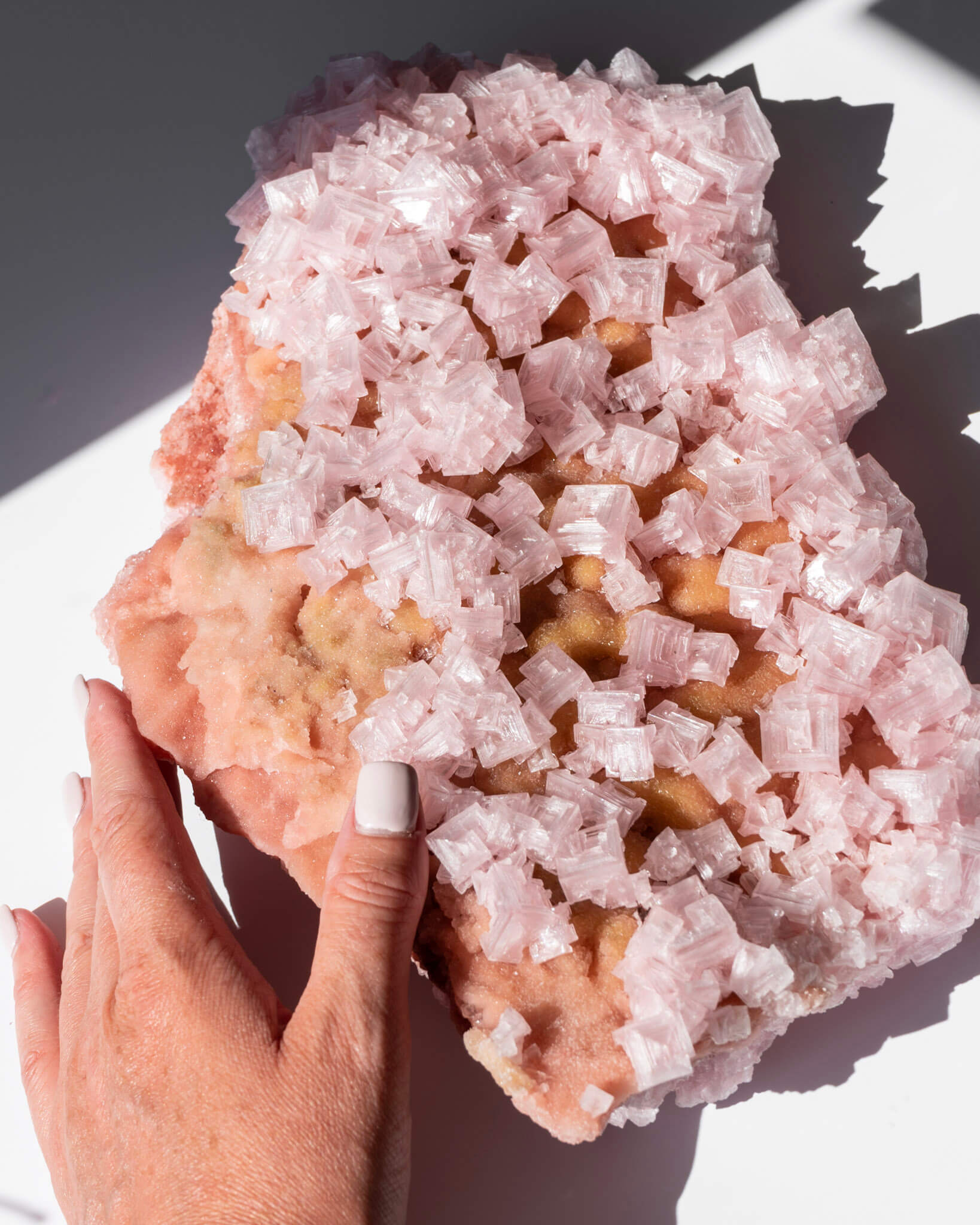 Pink Halite Cluster - 639