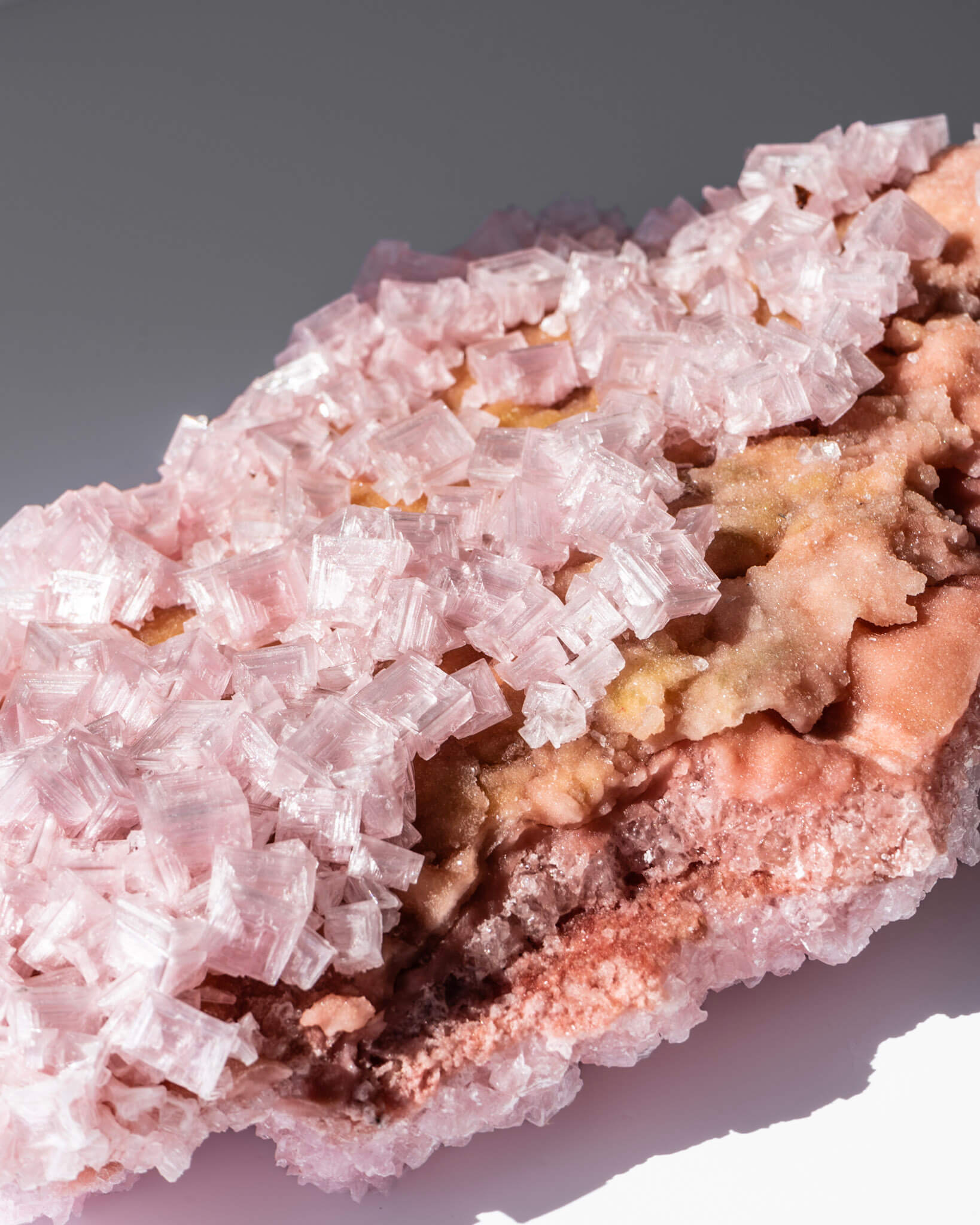 Pink Halite Cluster - 639