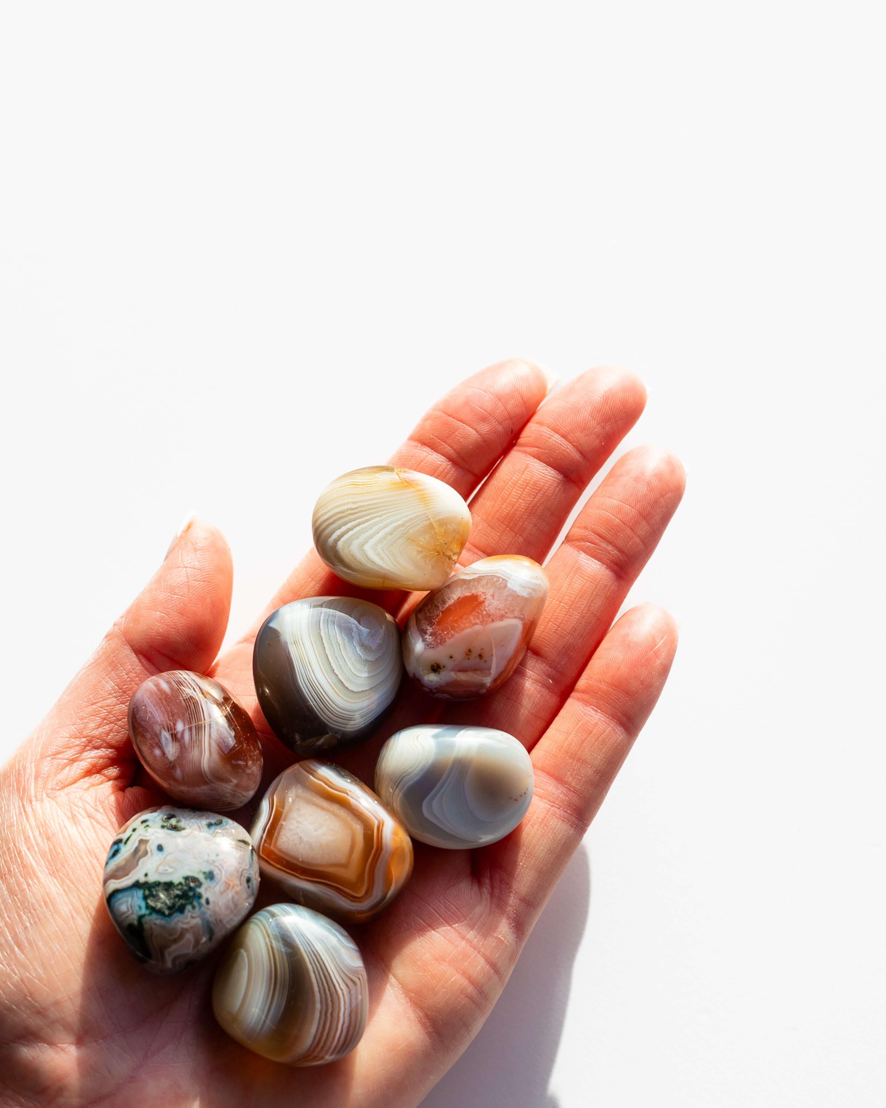 Botswana Agate Tumble Stone Healing Crystal