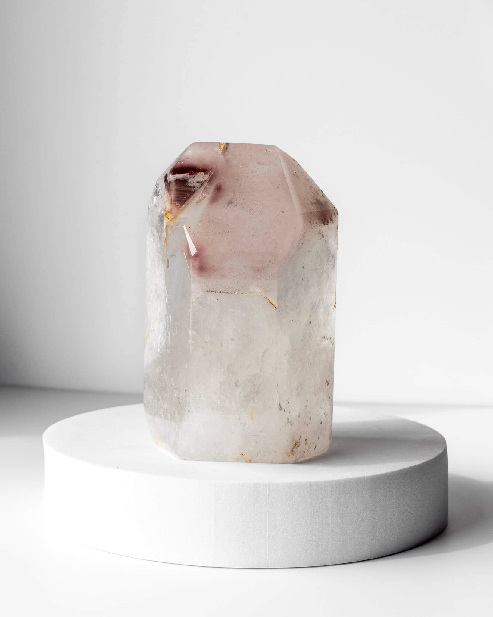 Pink Lithium Quartz Tower Healing Crystal