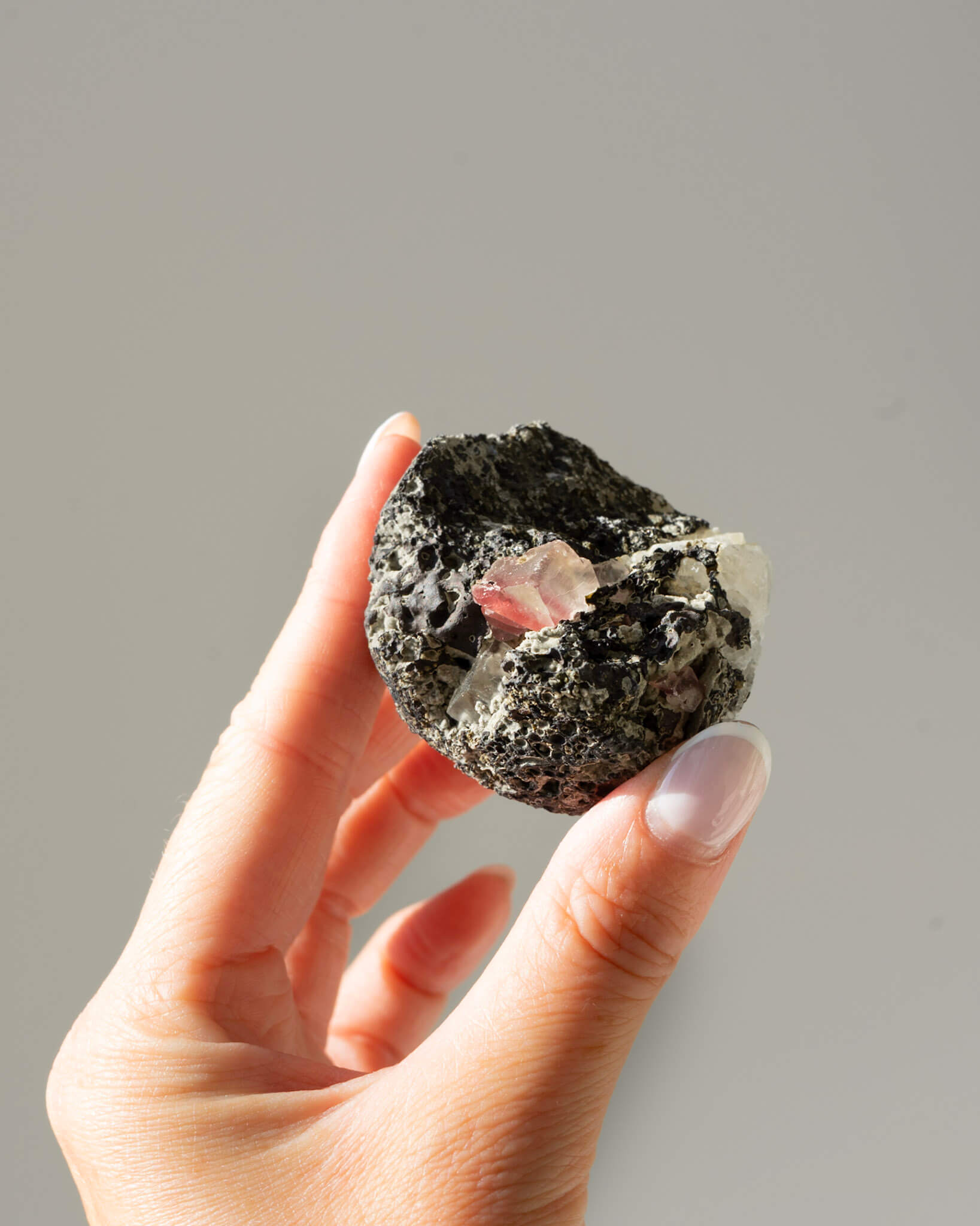 Moldy Rasberry Calcite - 26