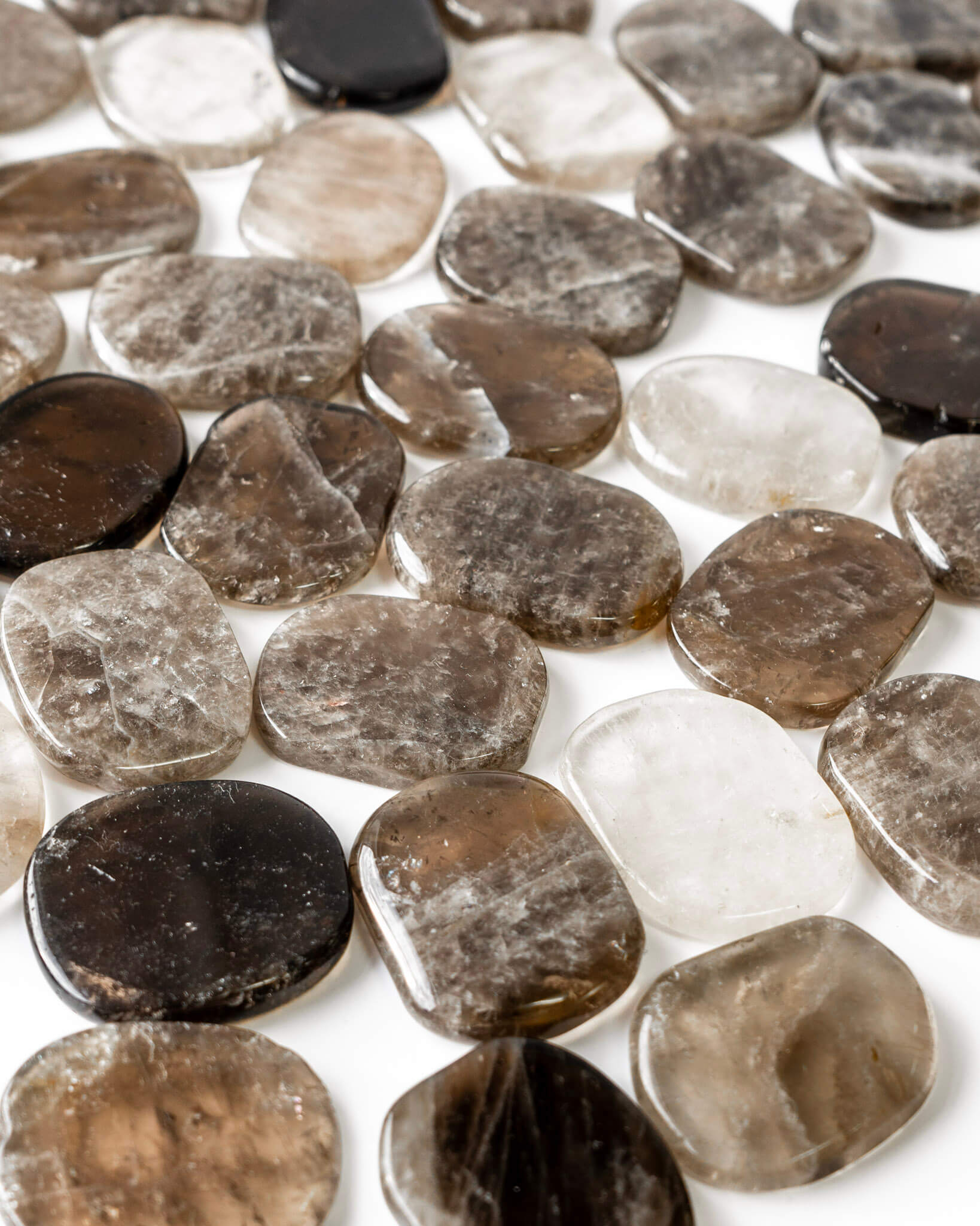 Smoky Quartz Worry Stone Healing Crystal