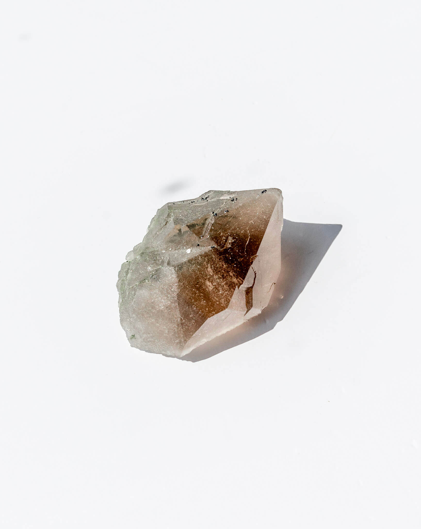 Smoky Himalayan Quartz With Chlorite - 19N