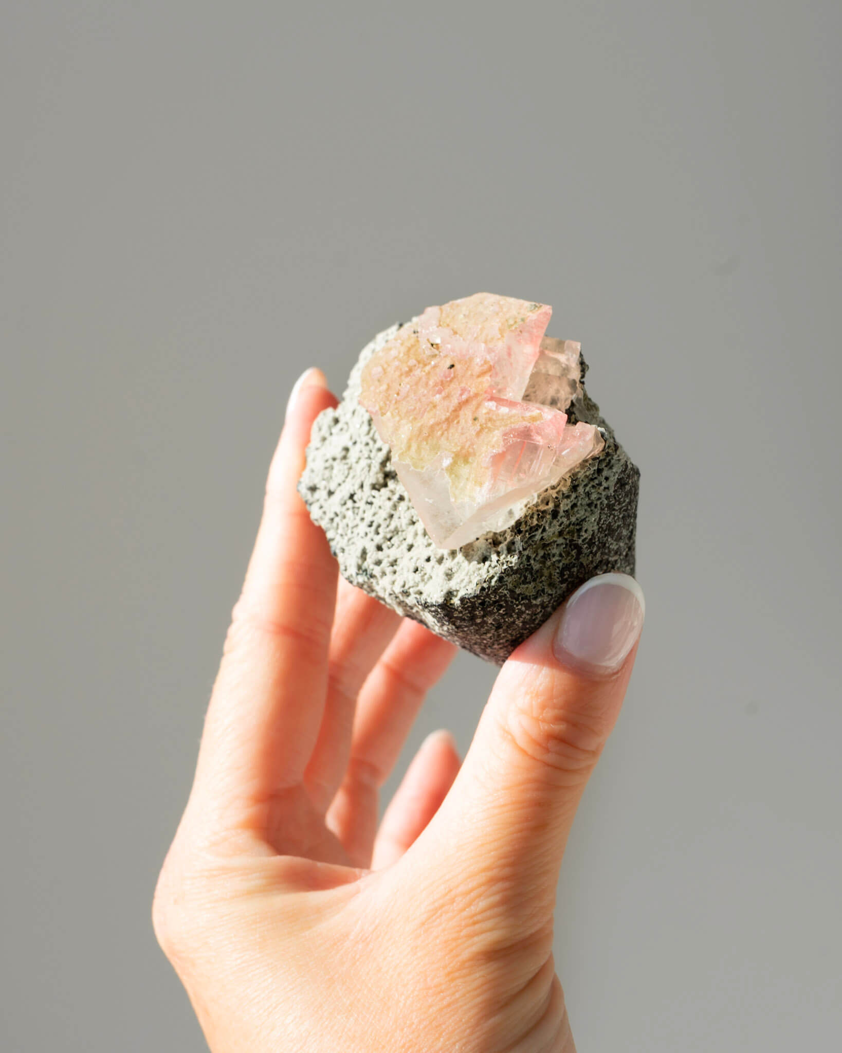 Moldy Raspberry Calcite - 40