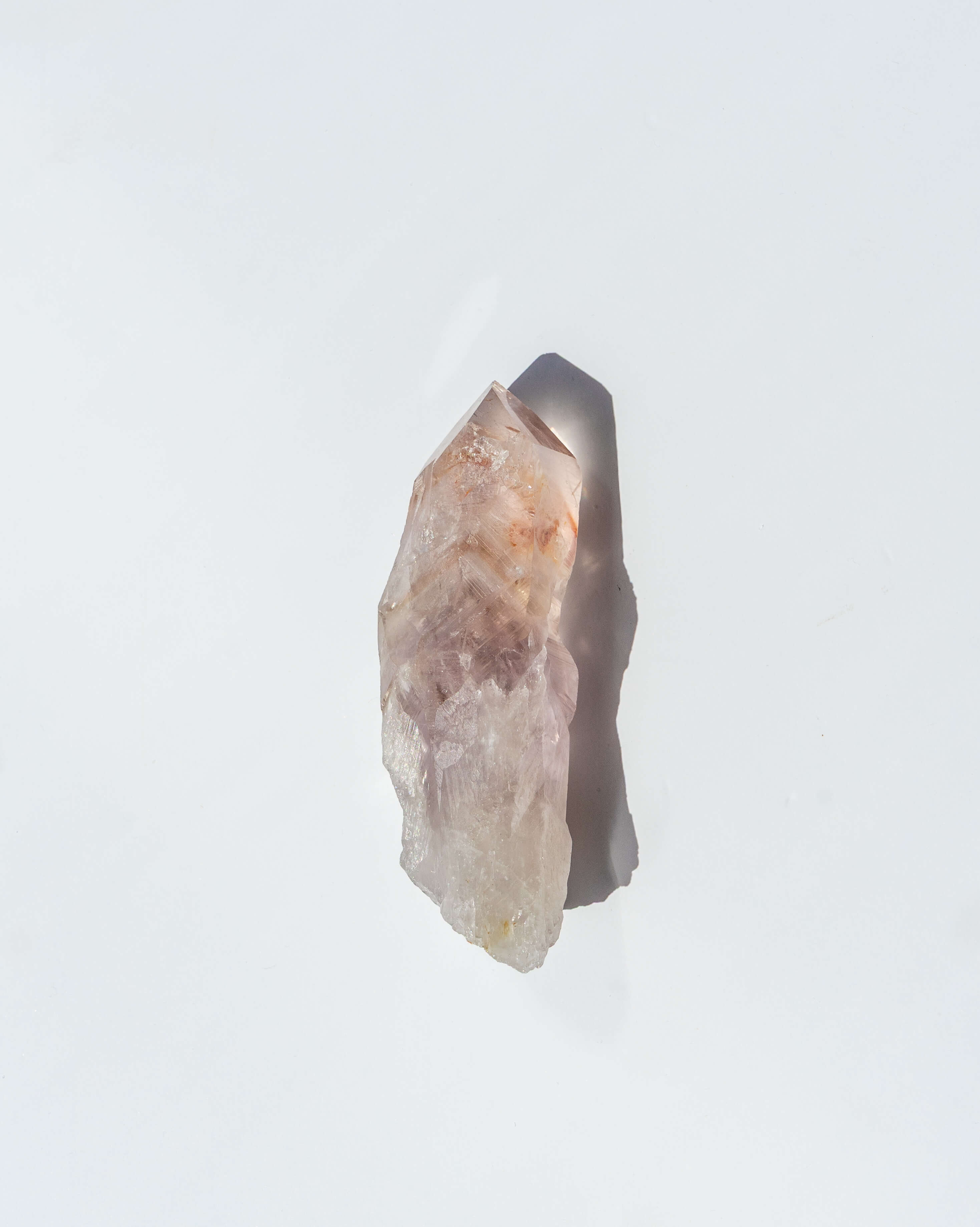 UV Reactive Phantom Powellite Amethyst Crystal Root - 23