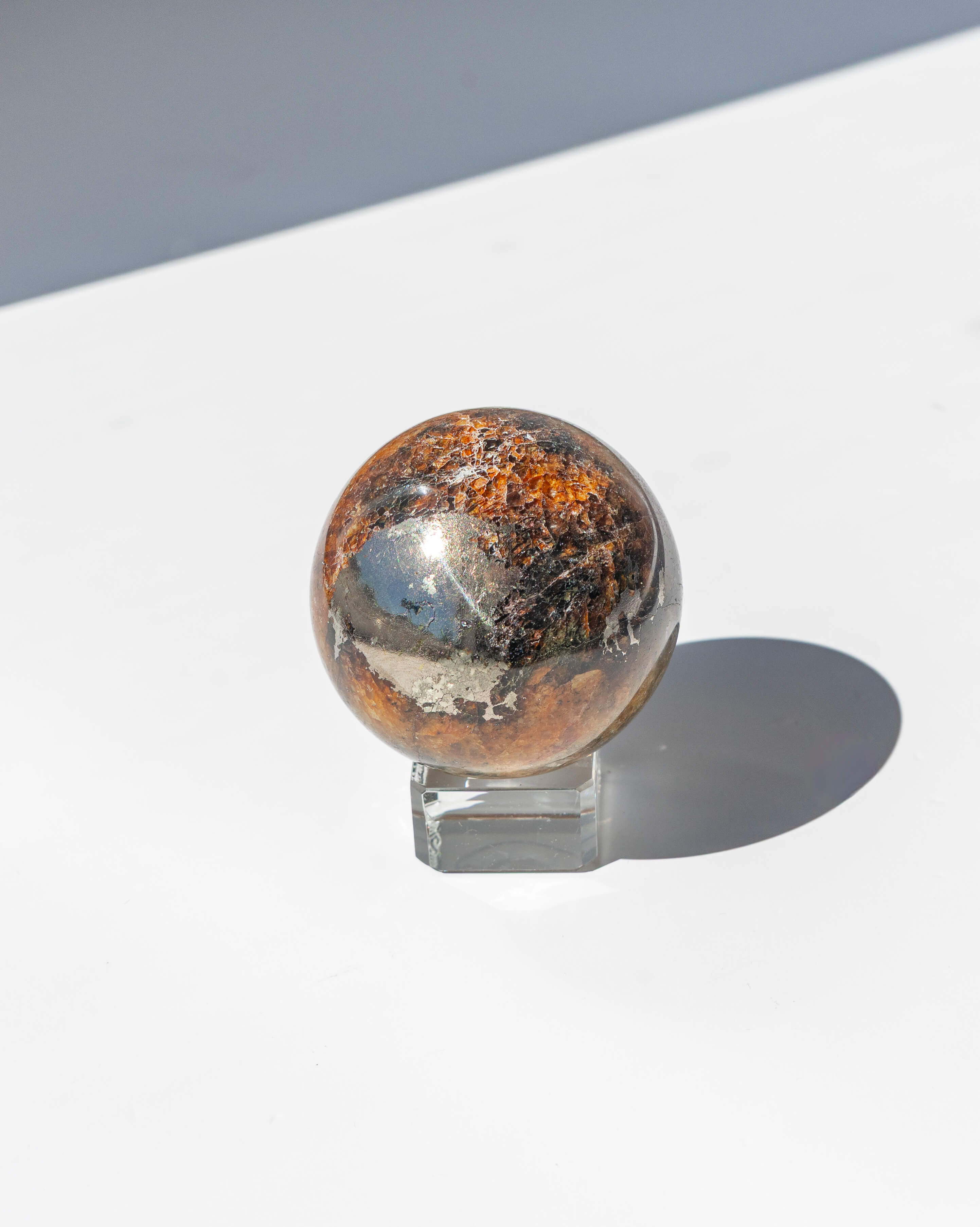 Golden Healer & Pyrite Sphere - 31