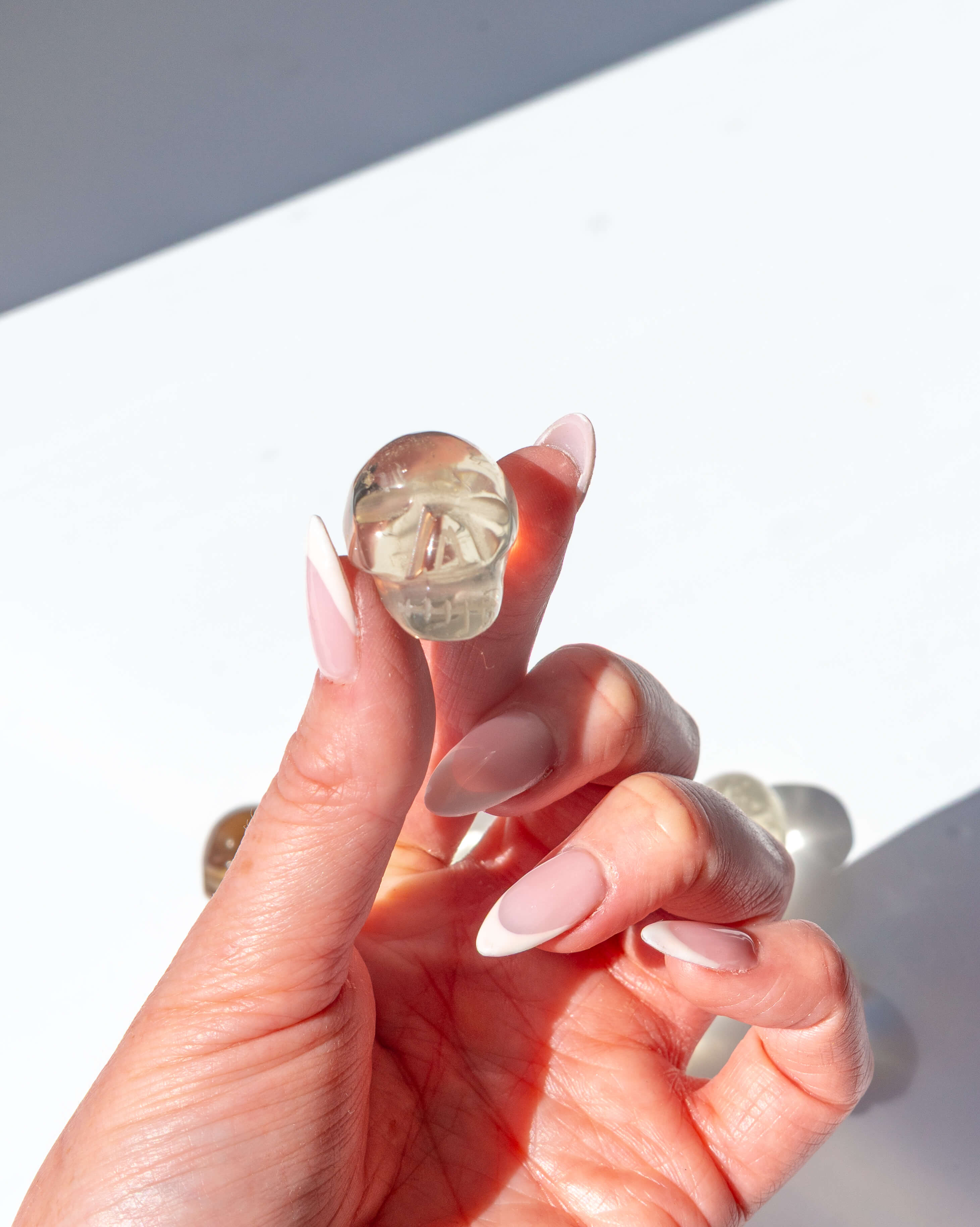 Citrine Mini Crystal Skull