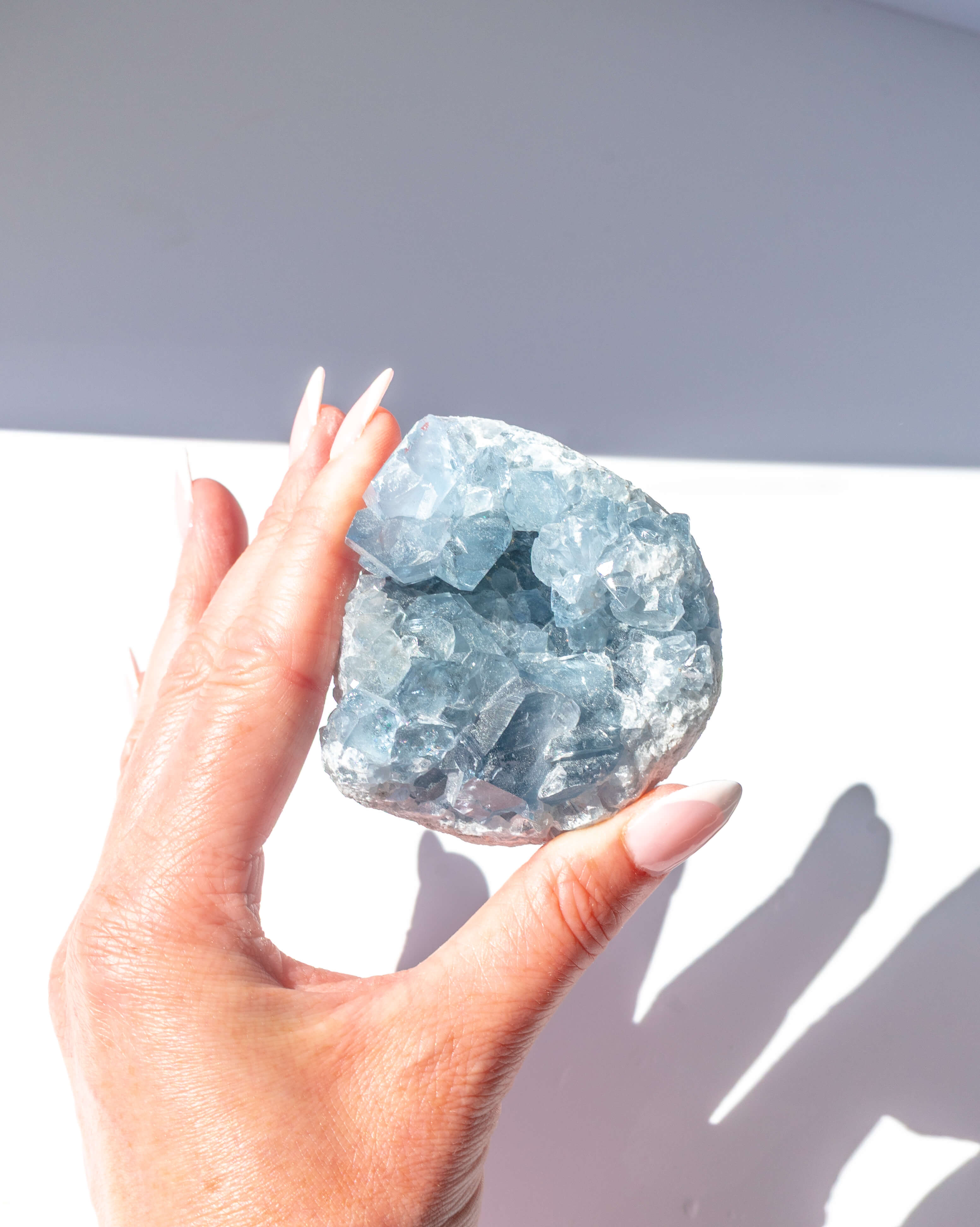 Celestite Cluster - 27V