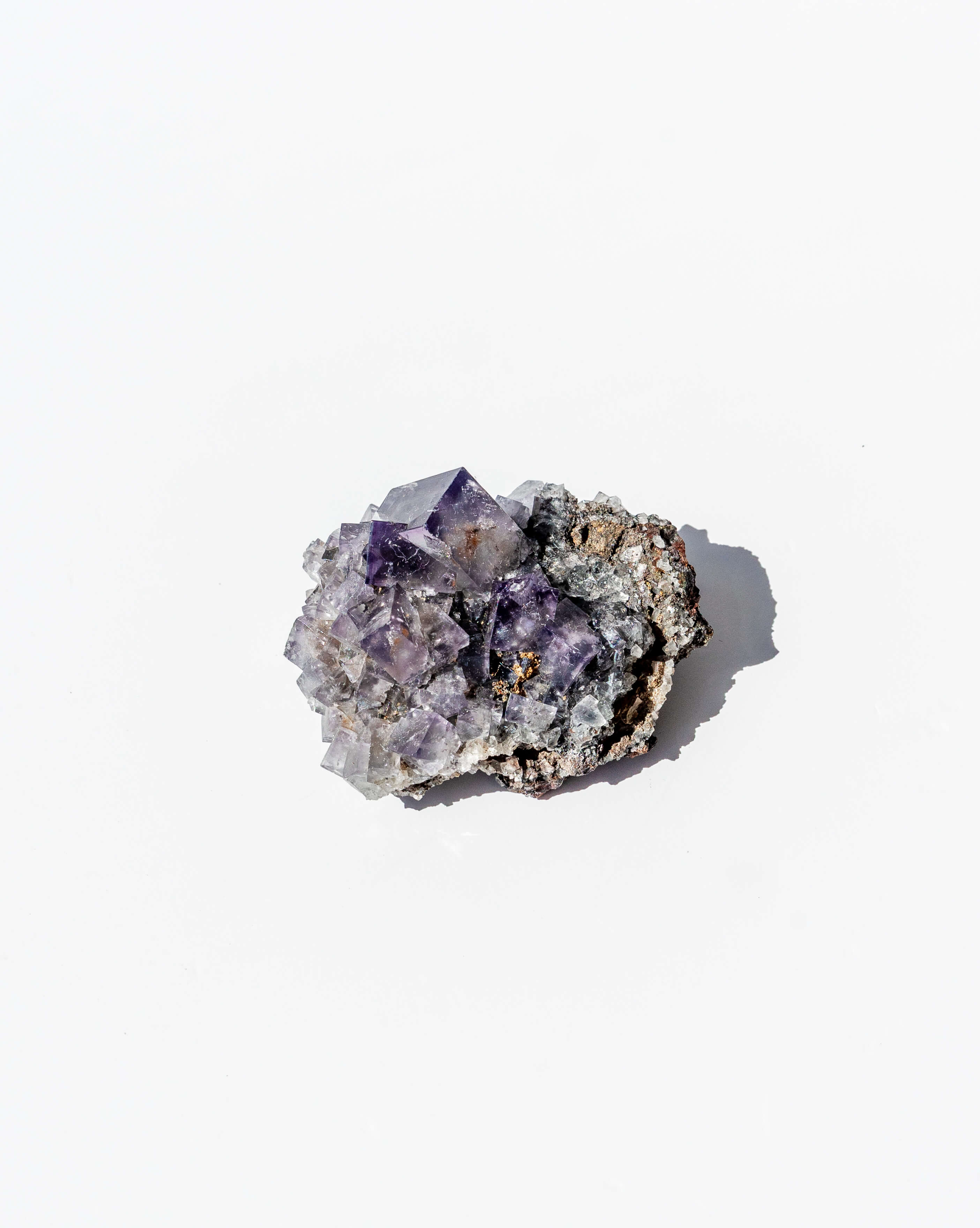 UK Fluorite Purple Rain Pocket Lady Annabella Mine - 40Q