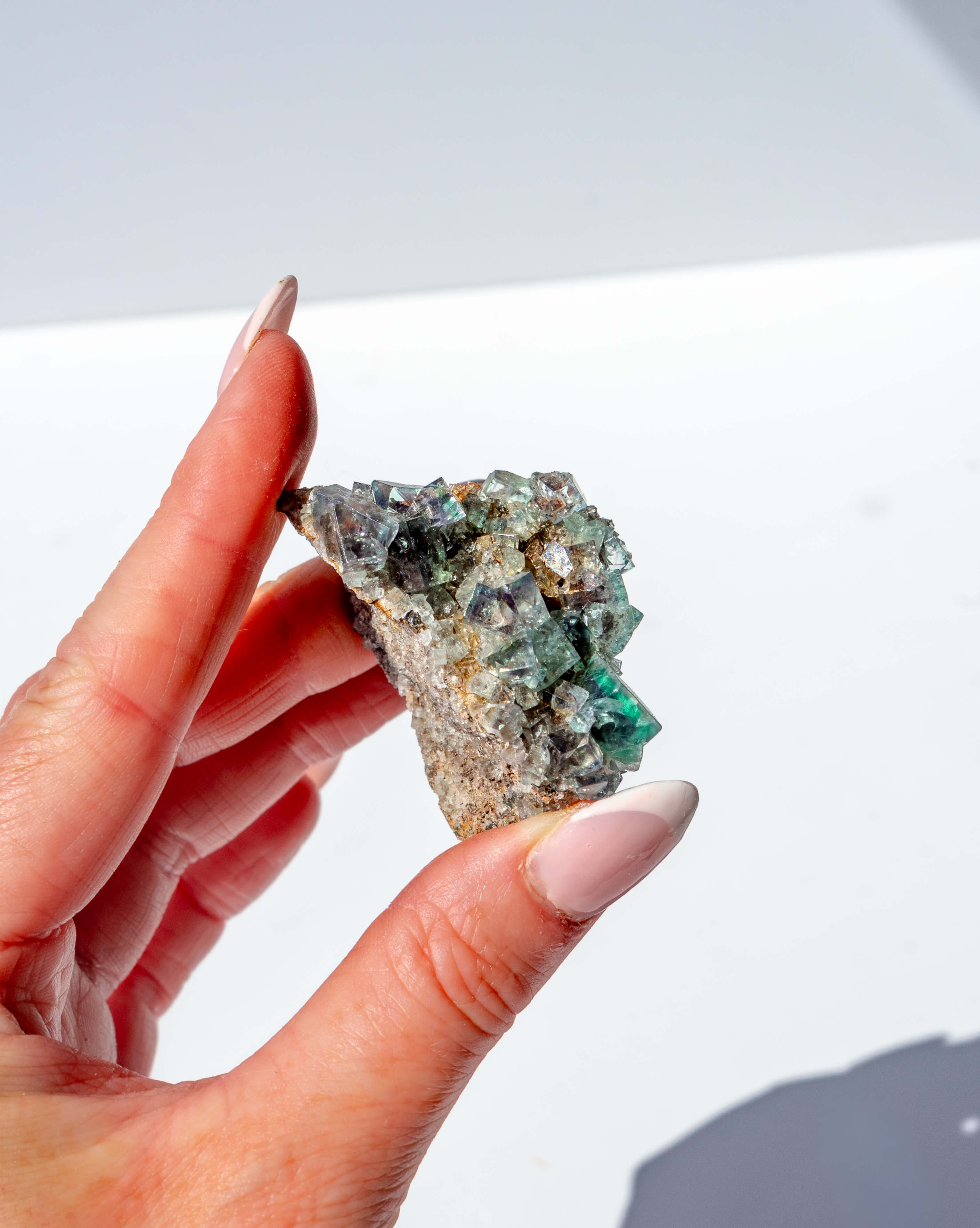 UK Fluorite Druzy Dreams Pocket Diana Maria Mine - 43