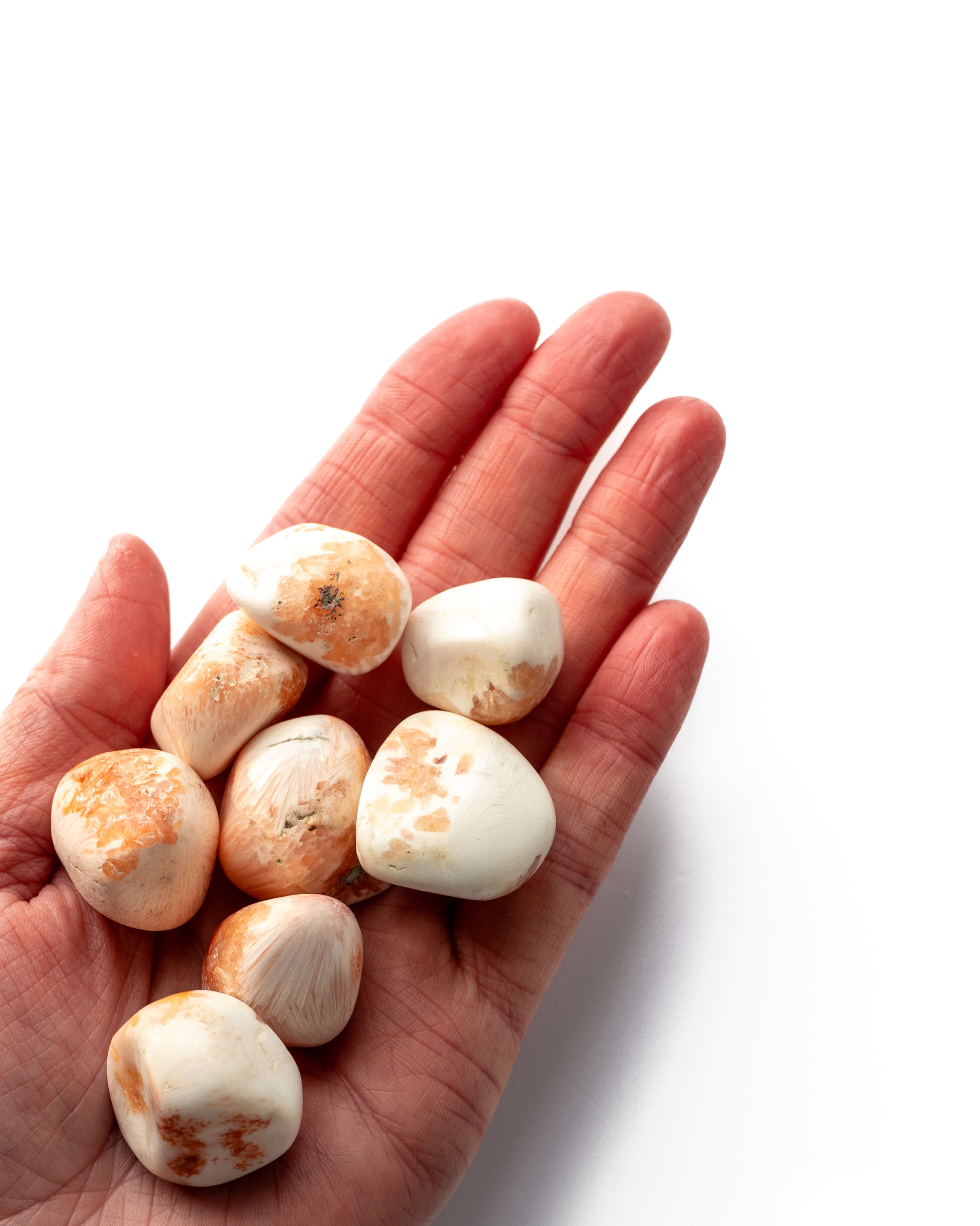 Pink Scolecite Tumble Stone Healing Crystal