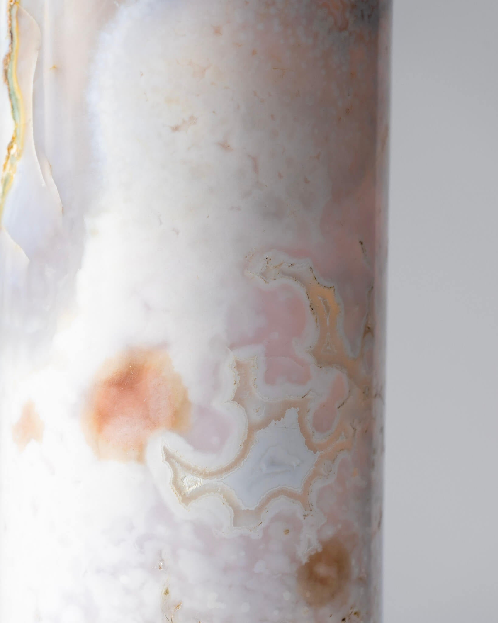 Flower Agate Lamp Healing Crystal