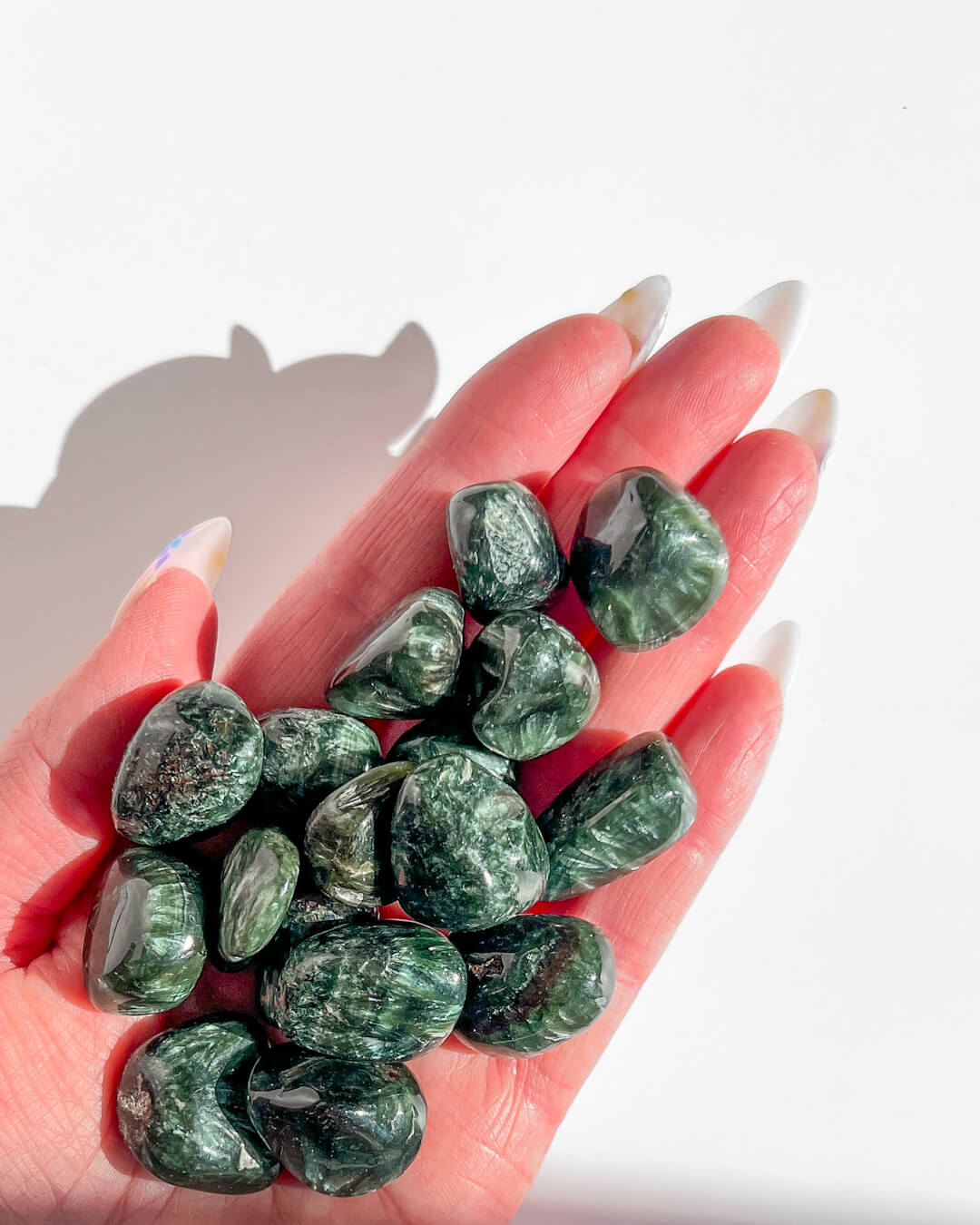 Seraphinite Tumble Stone Healing Crystal