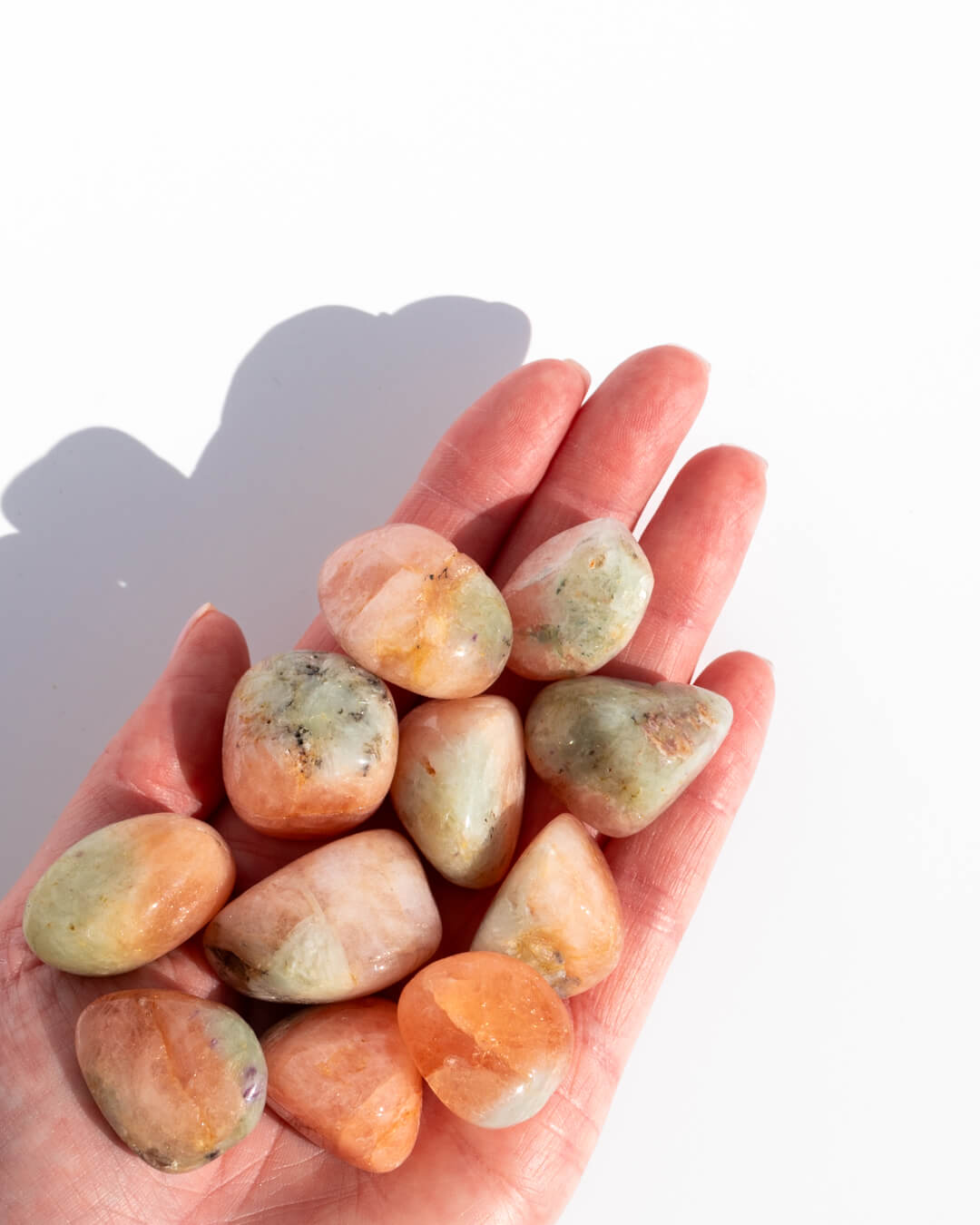 Morganite Aquamarine Tumble Stone Healing Crystal