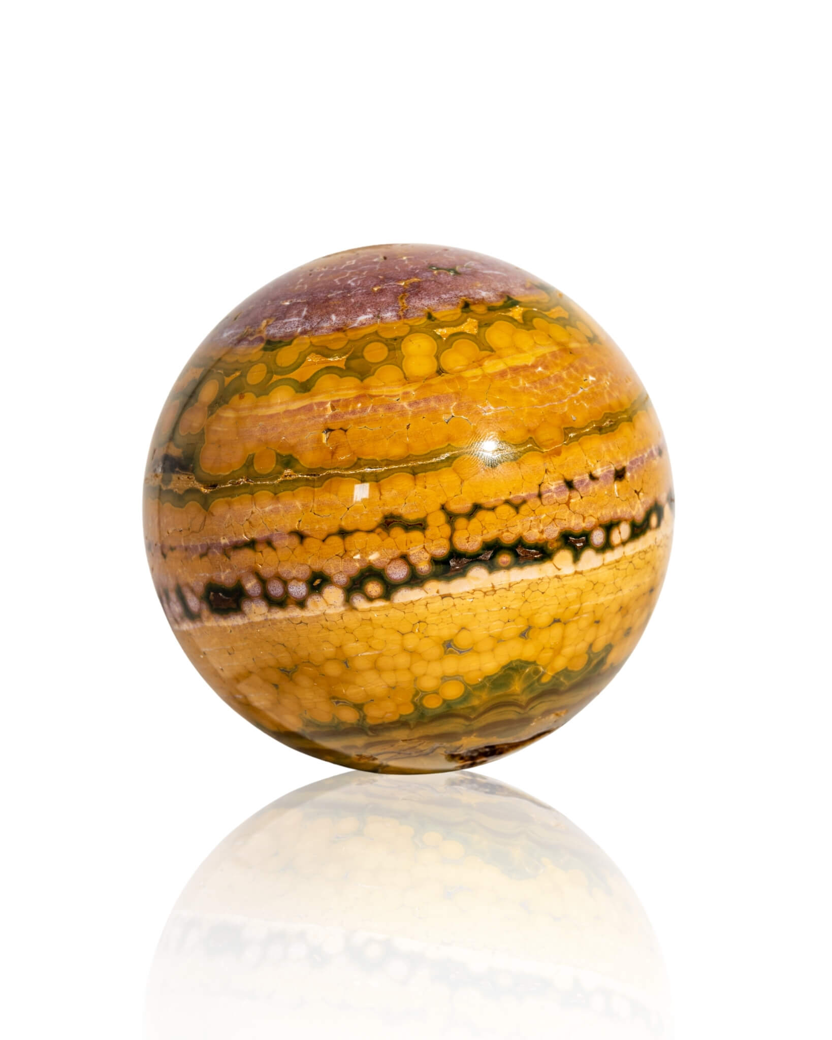 Kambamby Ocean Jasper Sphere - 156
