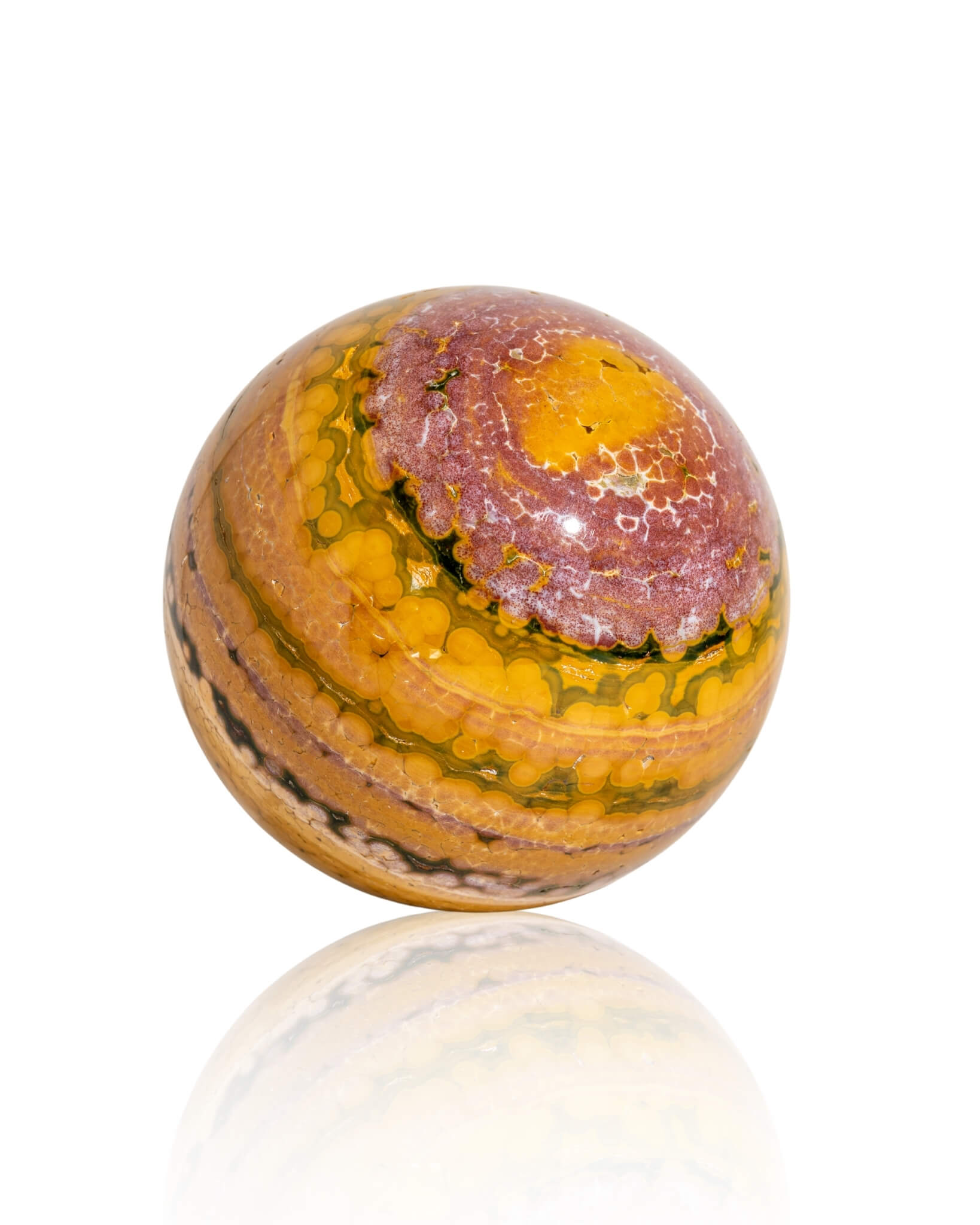 Kambamby Ocean Jasper Sphere - 156