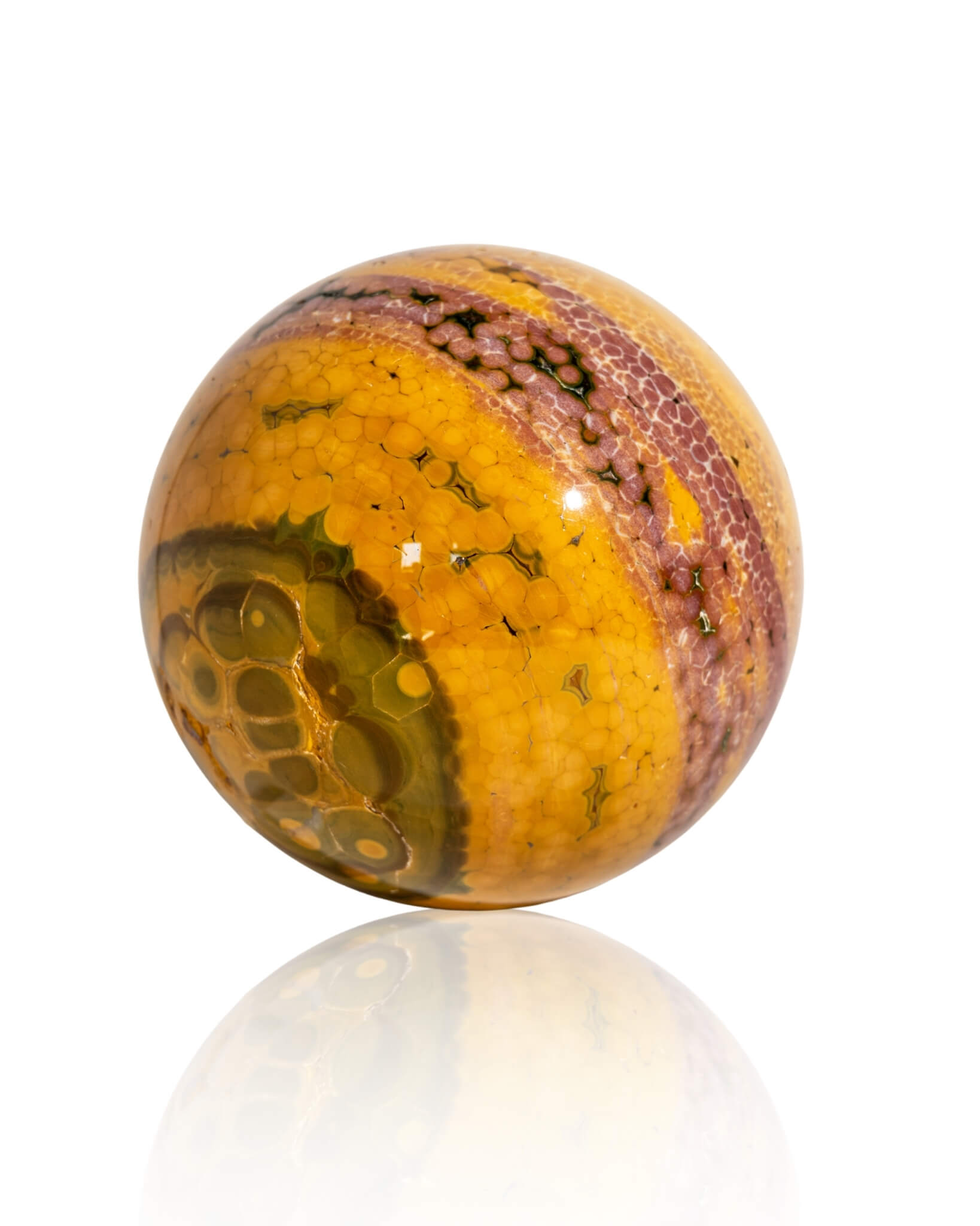 Kambamby Ocean Jasper Sphere - 181