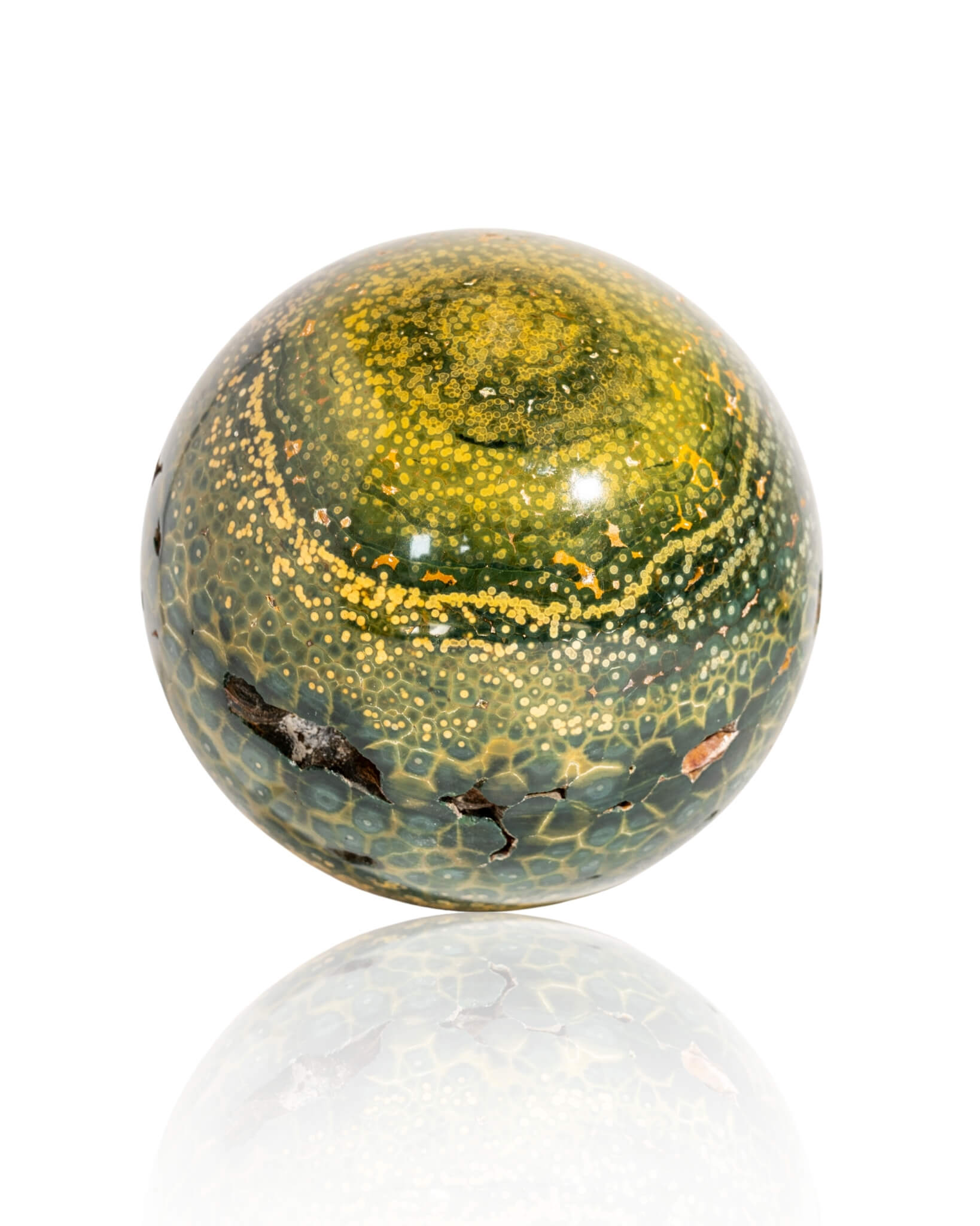 Kambamby Ocean Jasper Sphere - 189