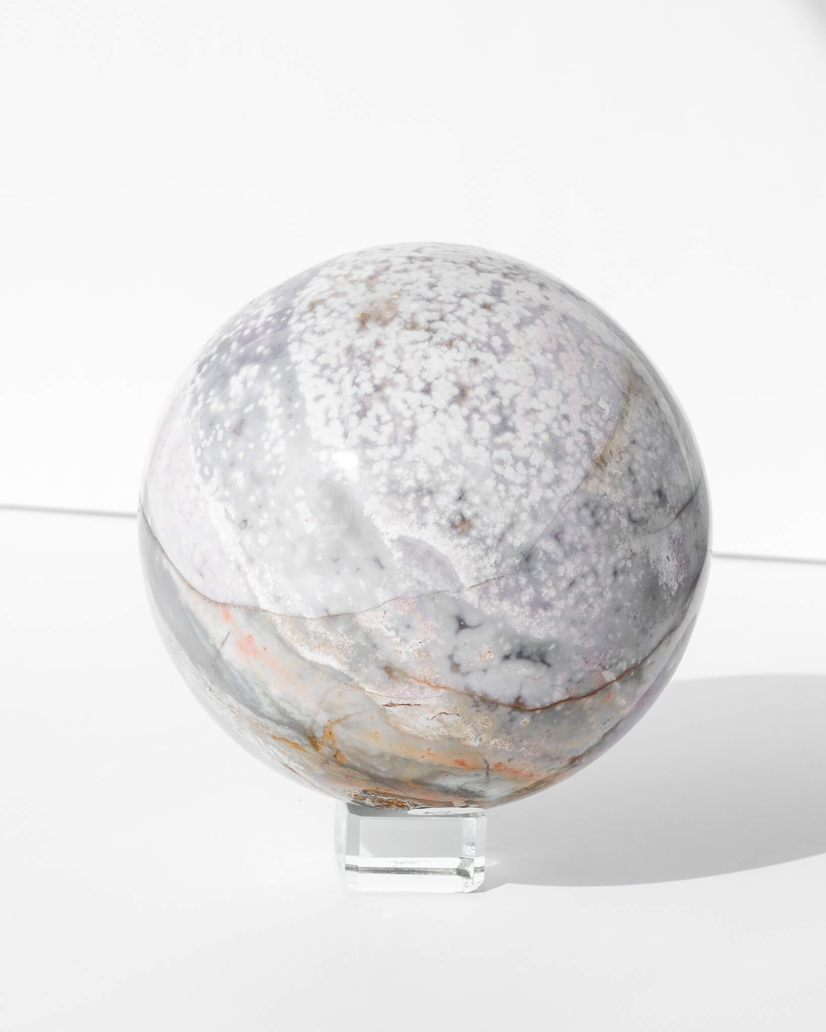 Ocean Jasper Sphere Healing Crystal