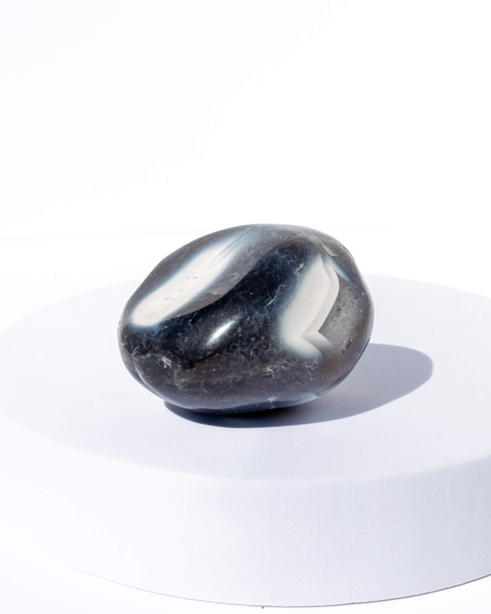 Orca Agate Palm Stone Healing Crystal