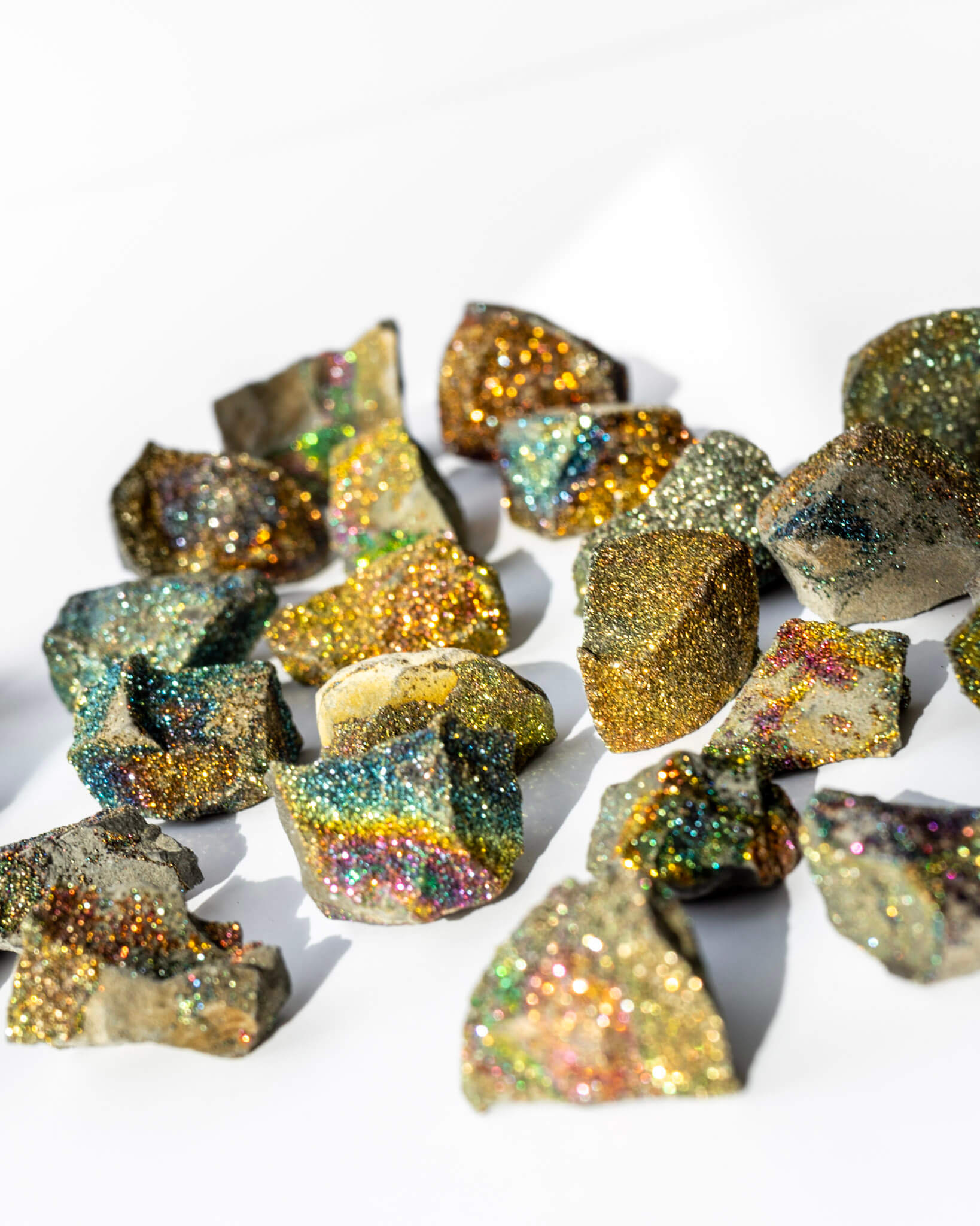 Rainbow Pyrite Healing Crystal