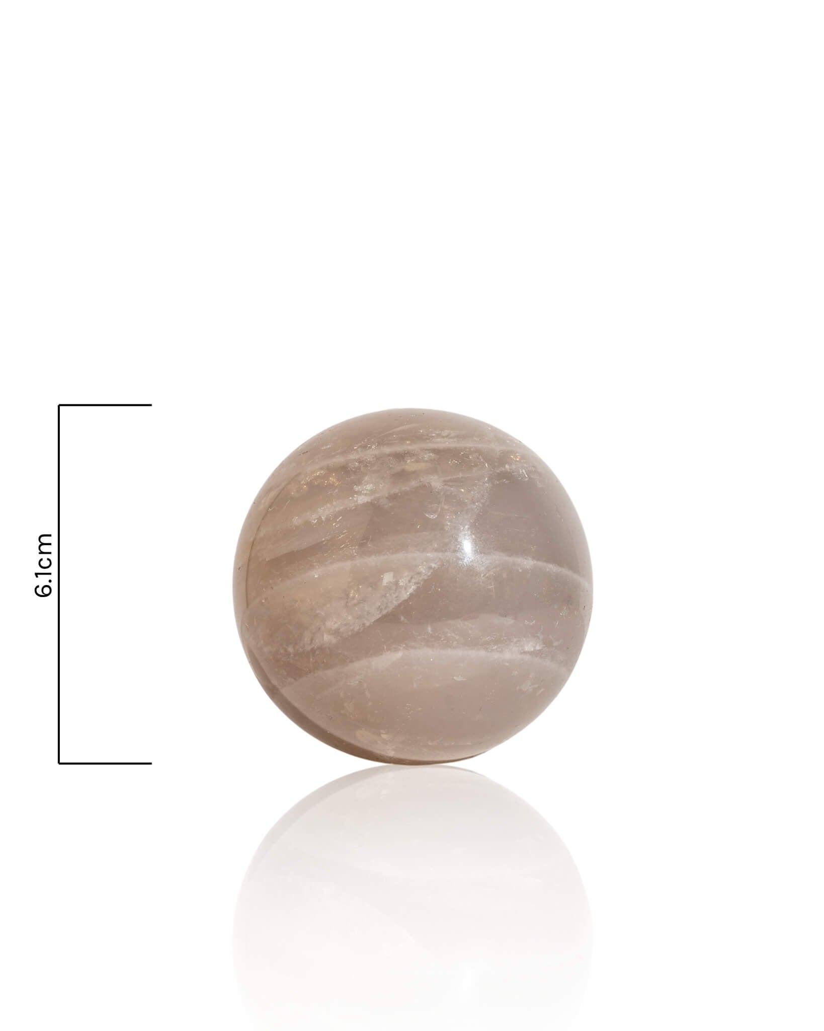Blue Rose Quartz Sphere - 25