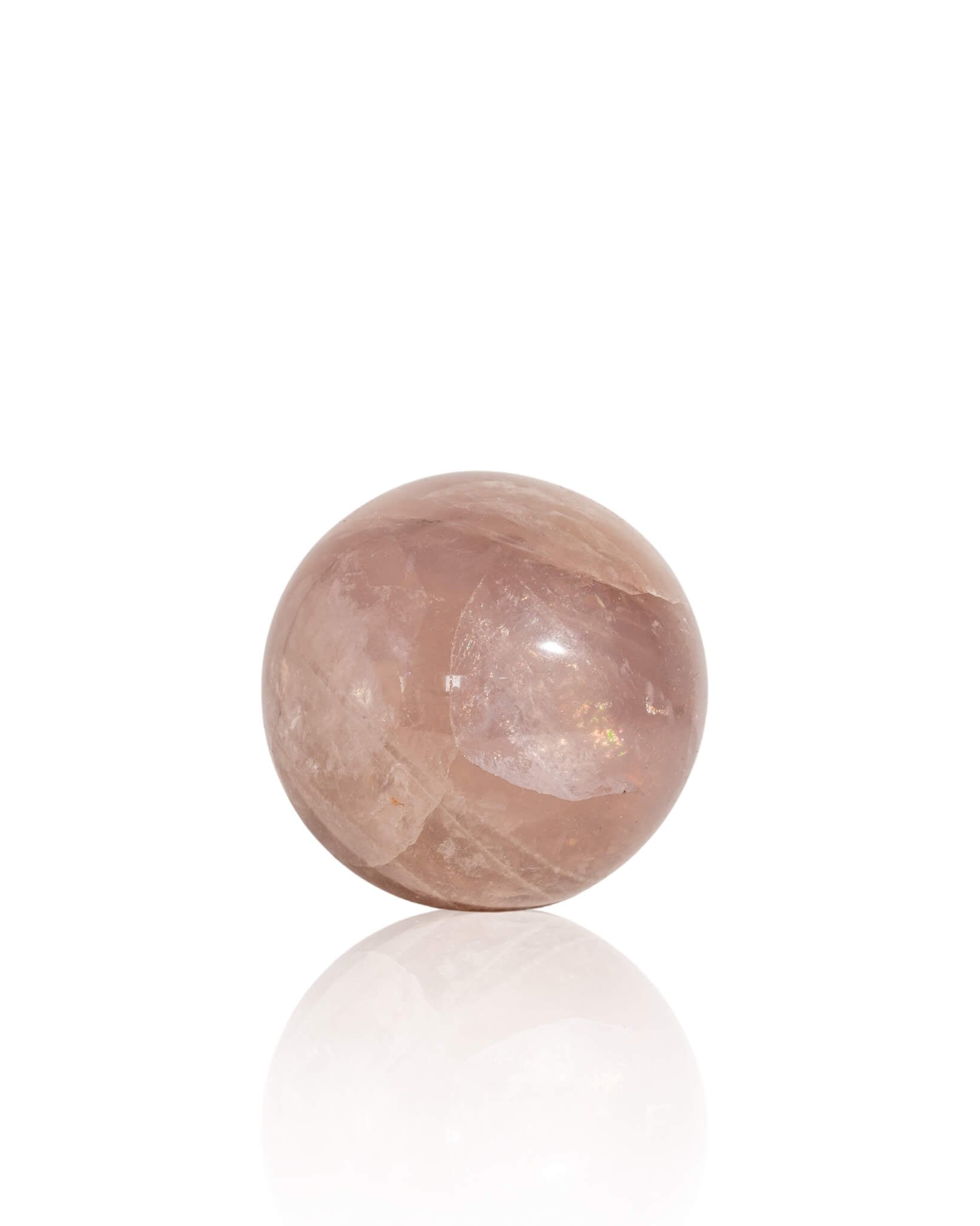 Lavender Rose Quartz Sphere - 35
