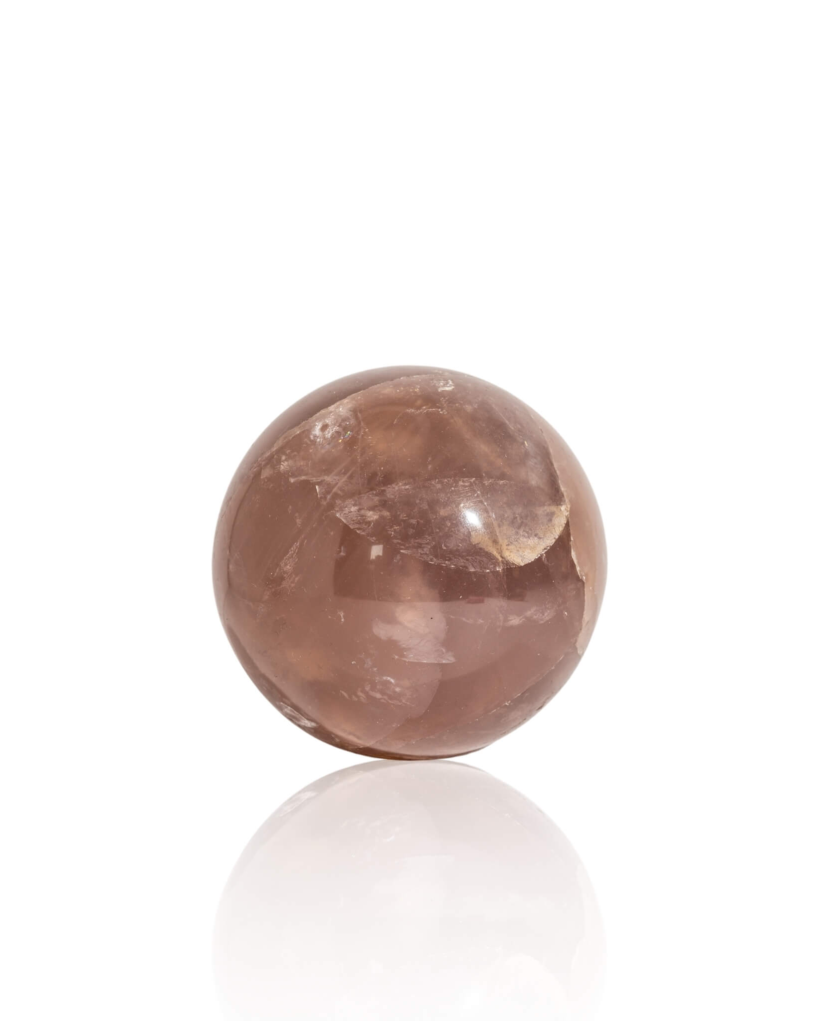 Lavender Rose Quartz Sphere - 42A