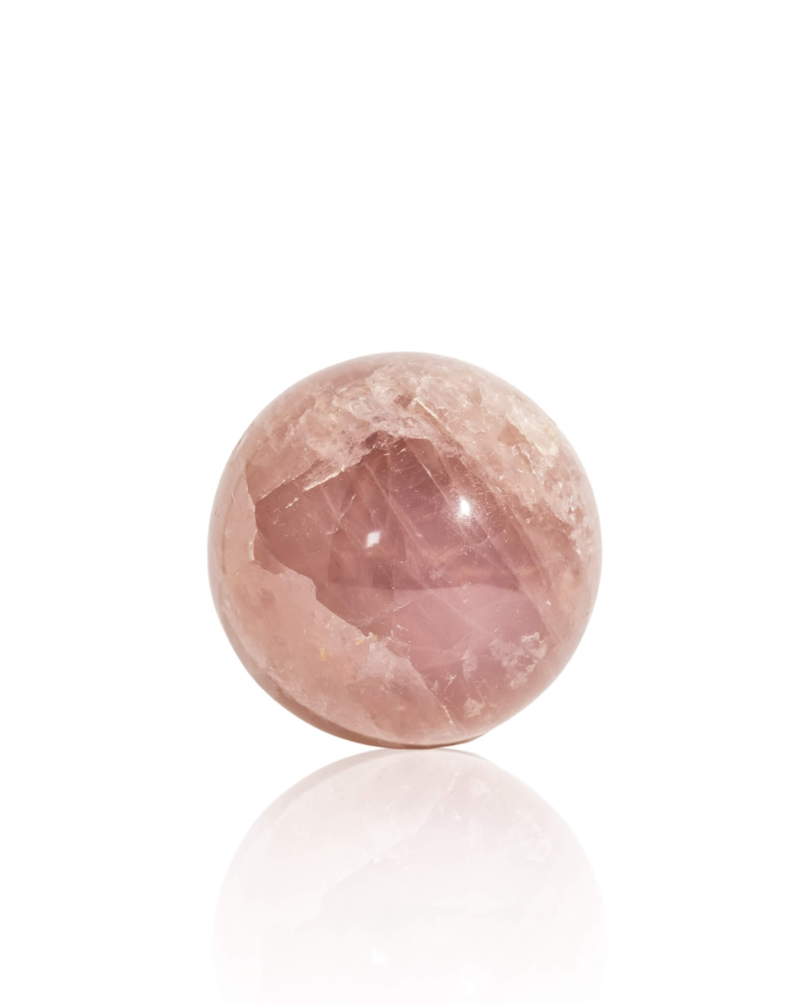 Rose Quartz Sphere - 48A