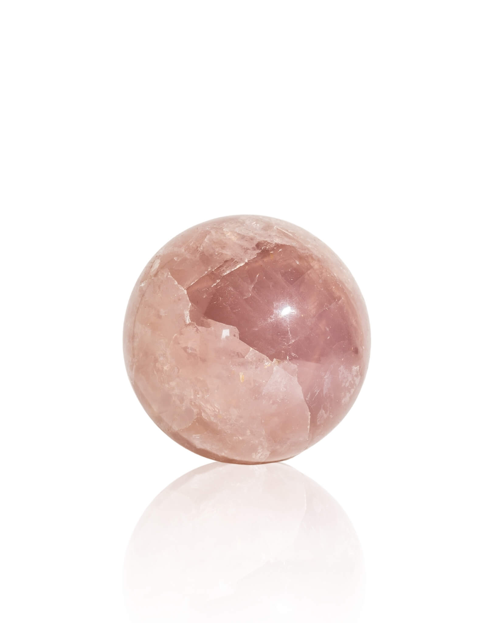 Rose Quartz Sphere - 48A
