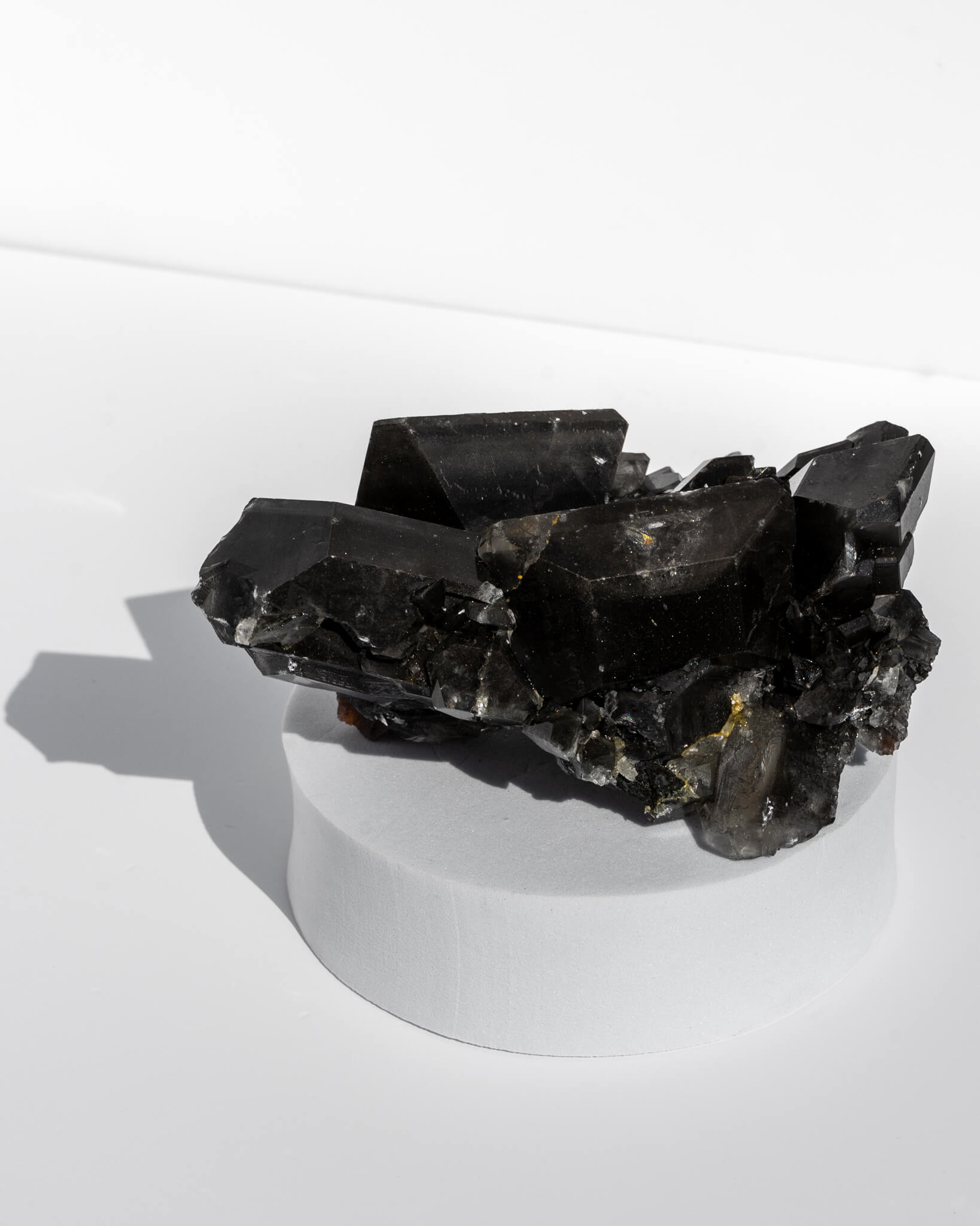 Black Calcite Cluster - 225