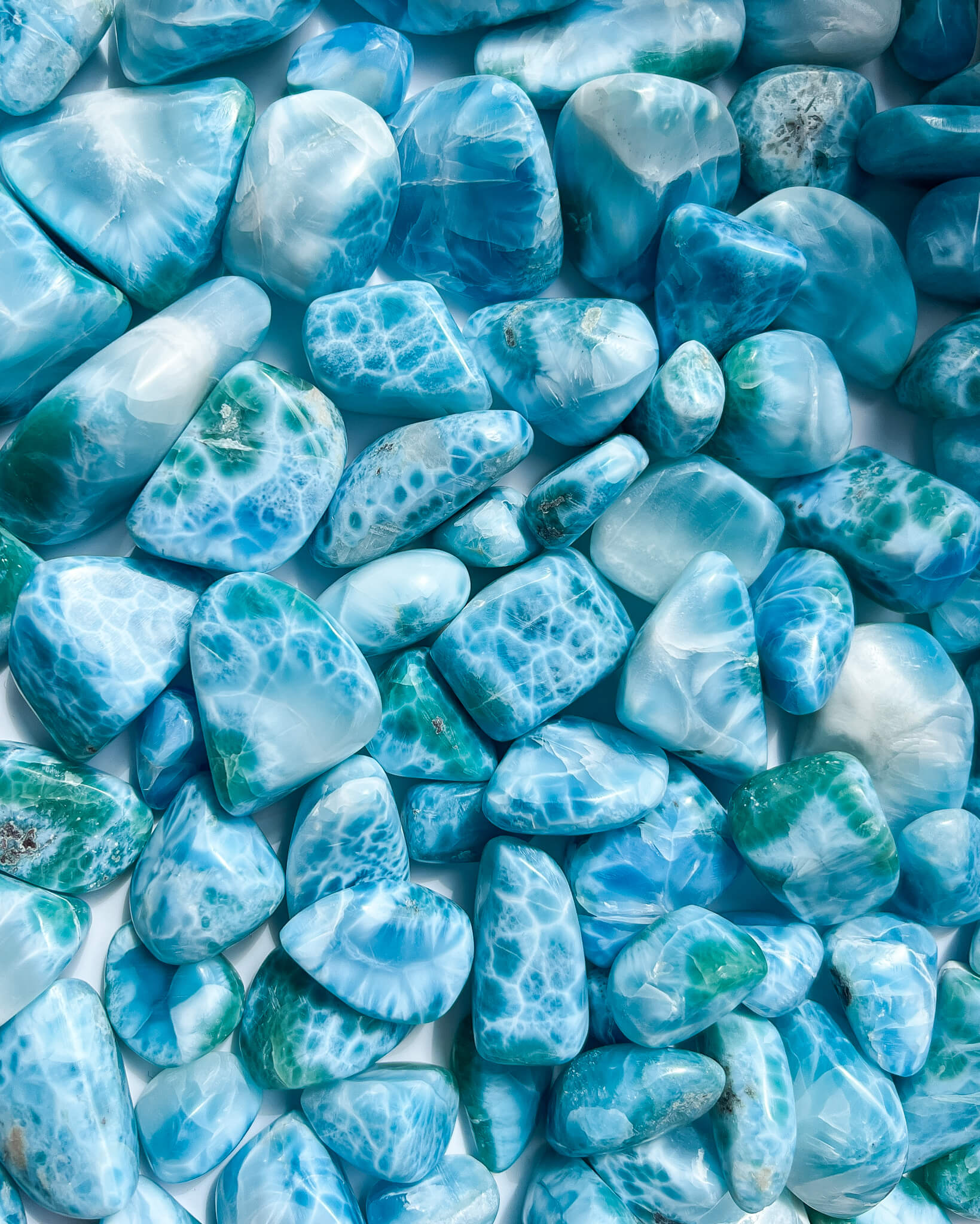 Larimar Tumble Stone Healing Crystal