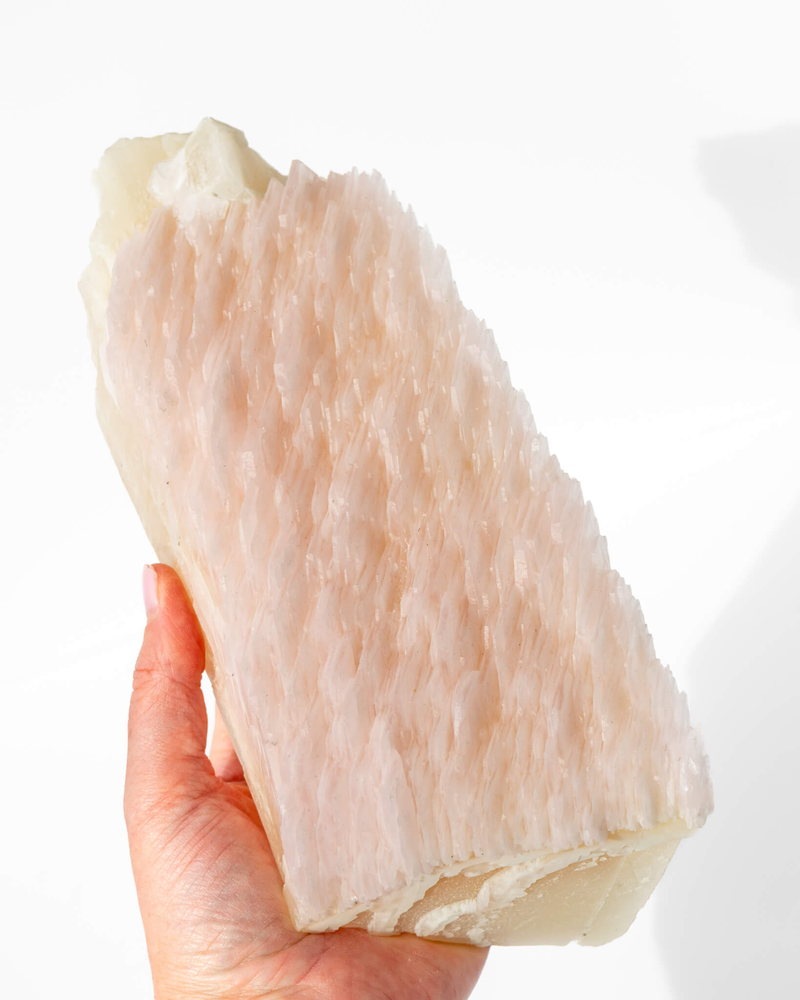 Mangano Calcite & Yellow Calcite Healing Crystal