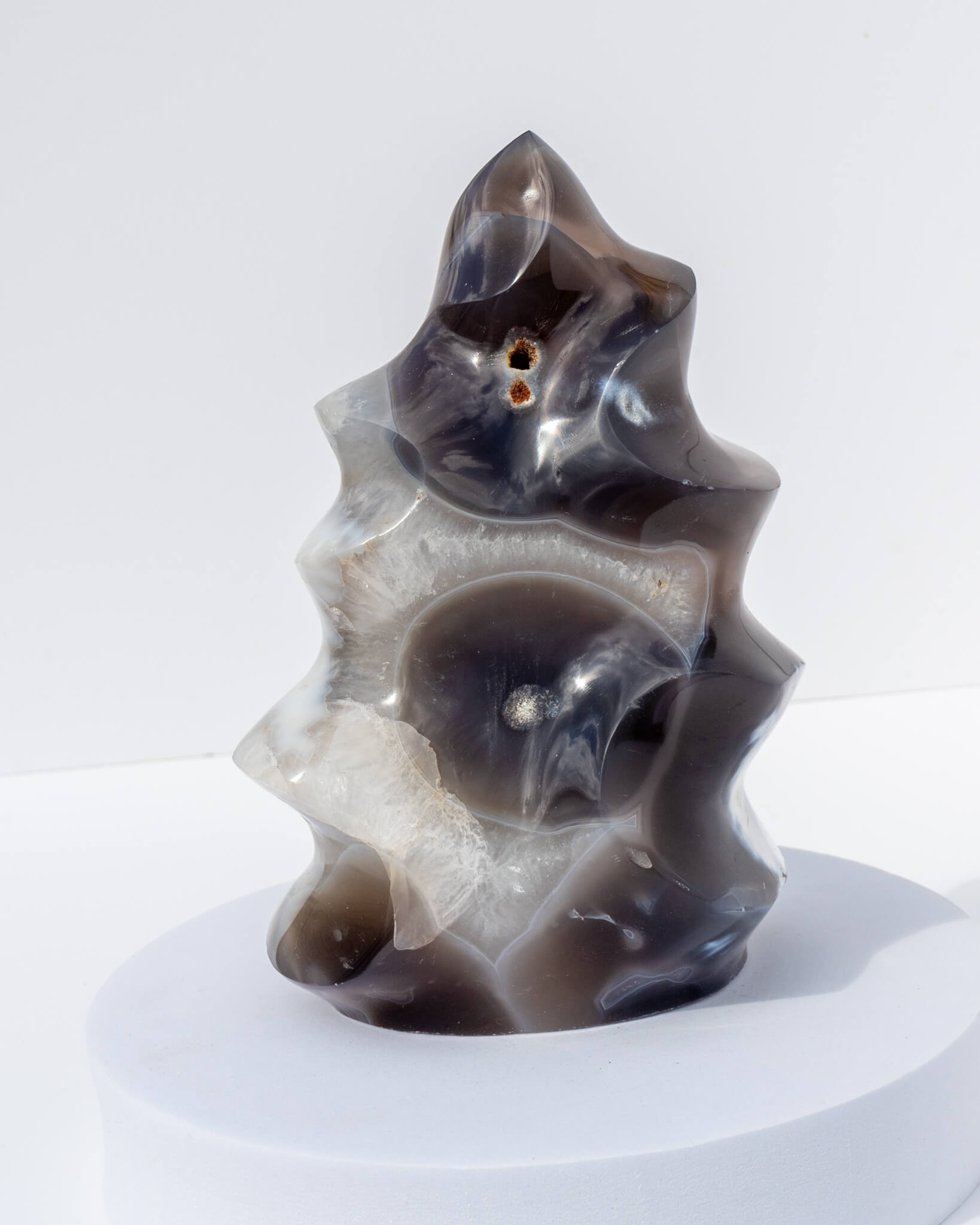 Orca Agate Flame Healing Crystal