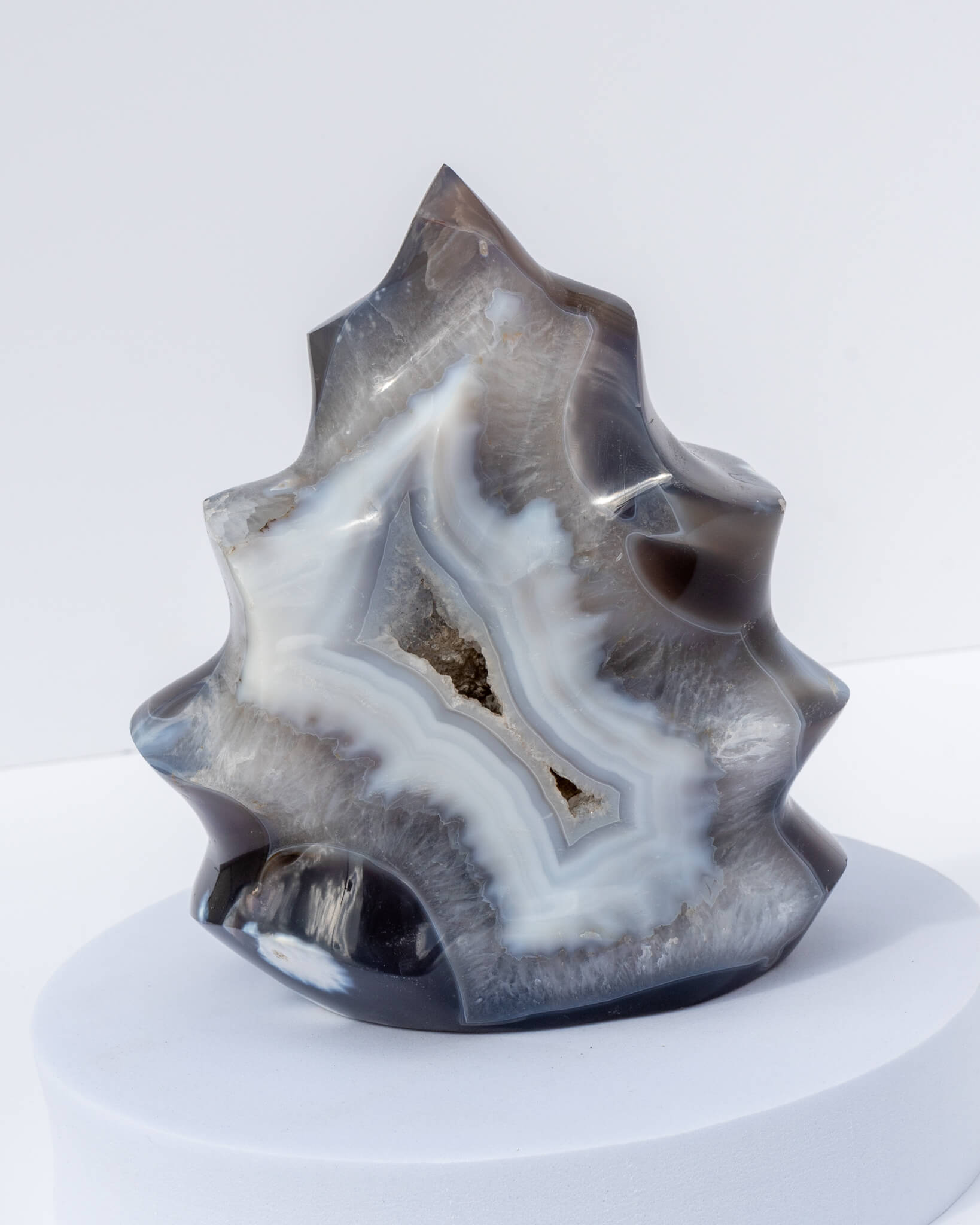 Orca Agate Flame Healing Crystal