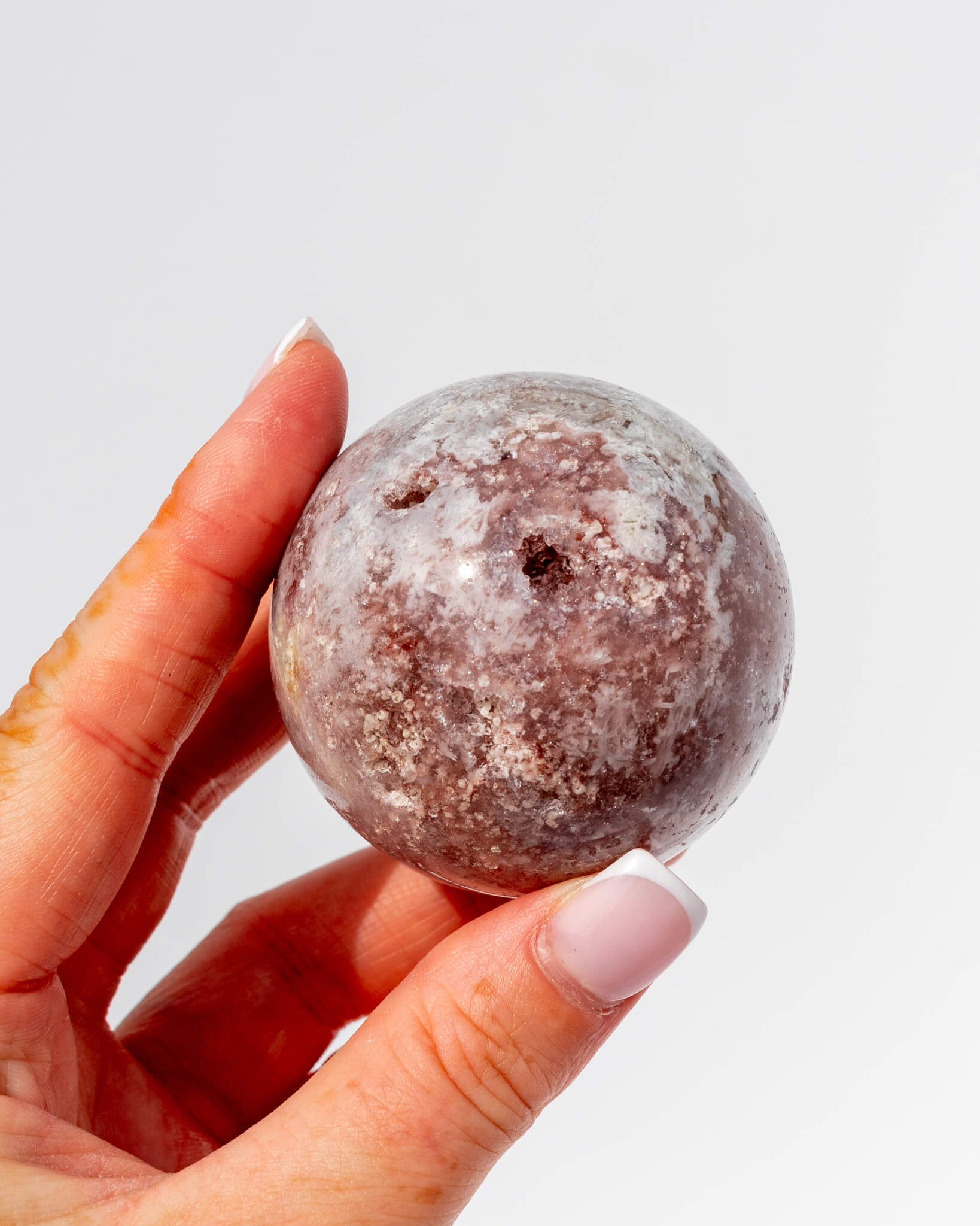 Pink Amethyst Sphere Healing Crystal