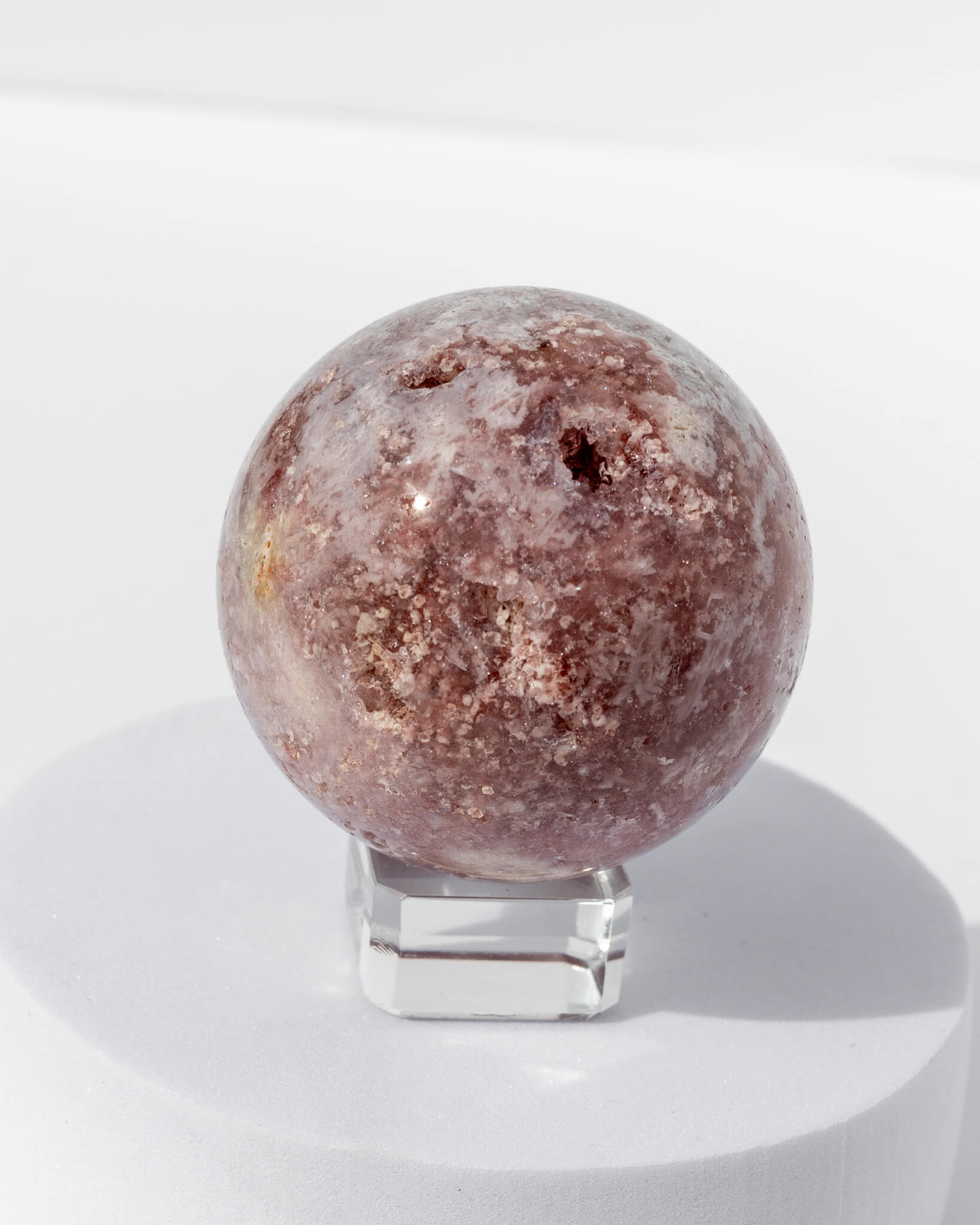 Pink Amethyst Sphere Healing Crystal