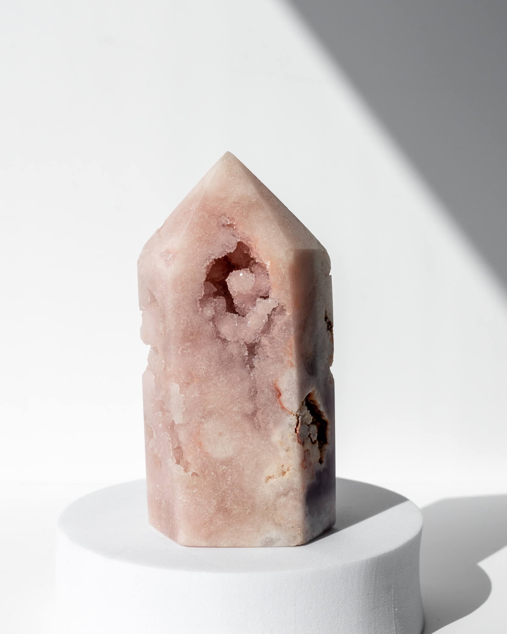 Pink Amethyst Tower Healing Crystal