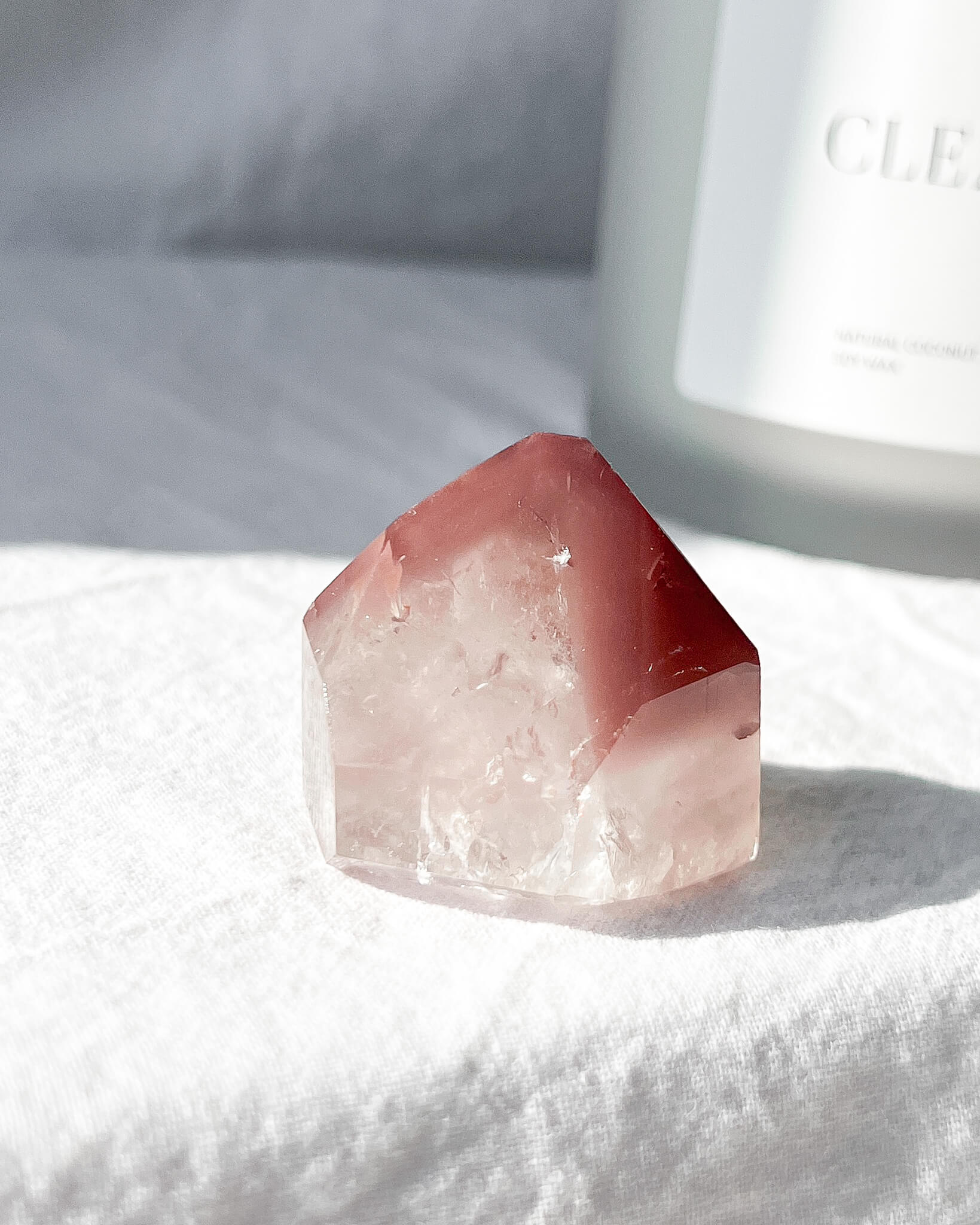 Pink Lithium Tower Healing Crystal